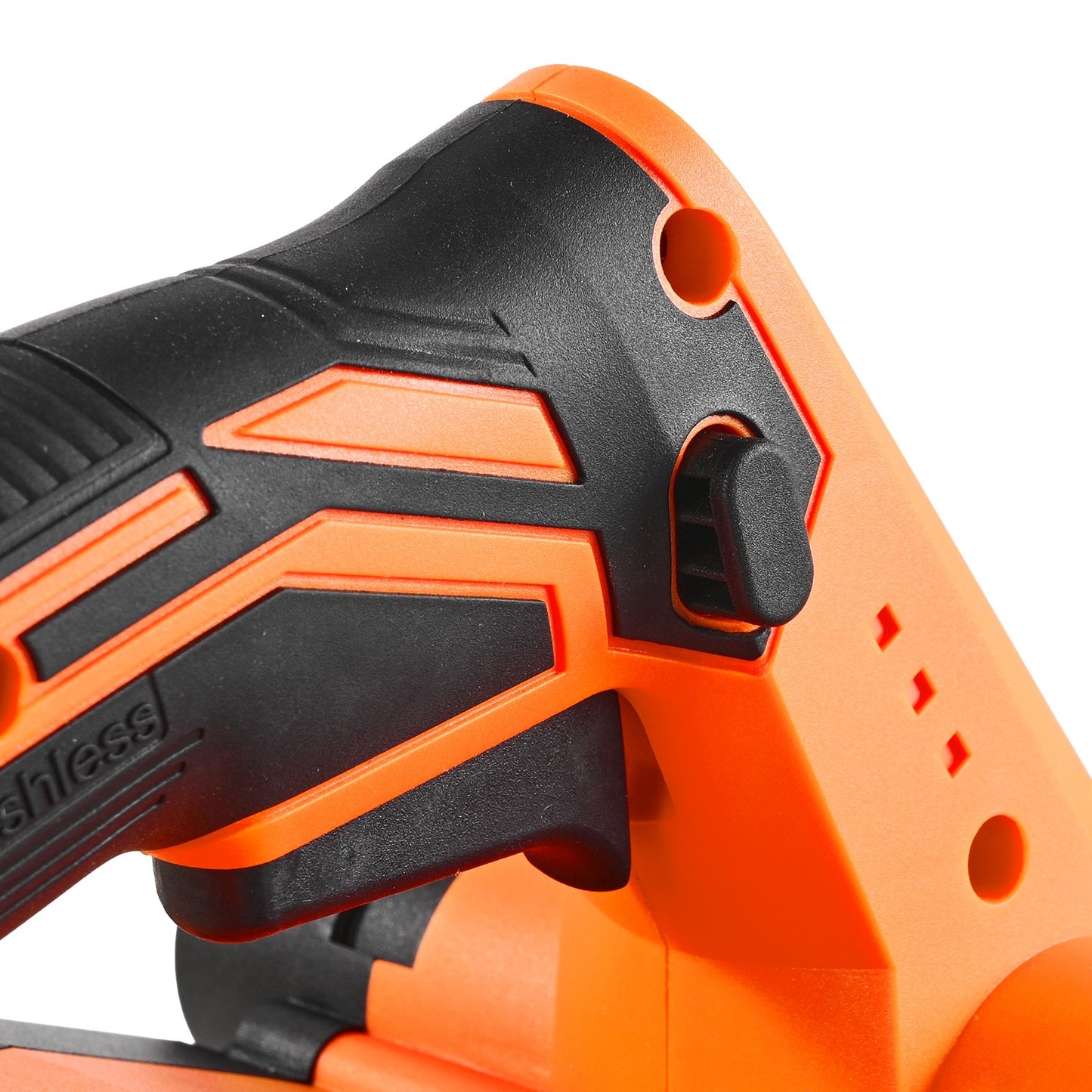 Cordless Handheld Planer, 3-1/4-Inch Cut Width, 15000 RPM Electric Hand Wood Planer with Brushless Motor, Adjustable Cut Depth for Woodworking, Compatible with 18V Battery (Bare Tool Only)