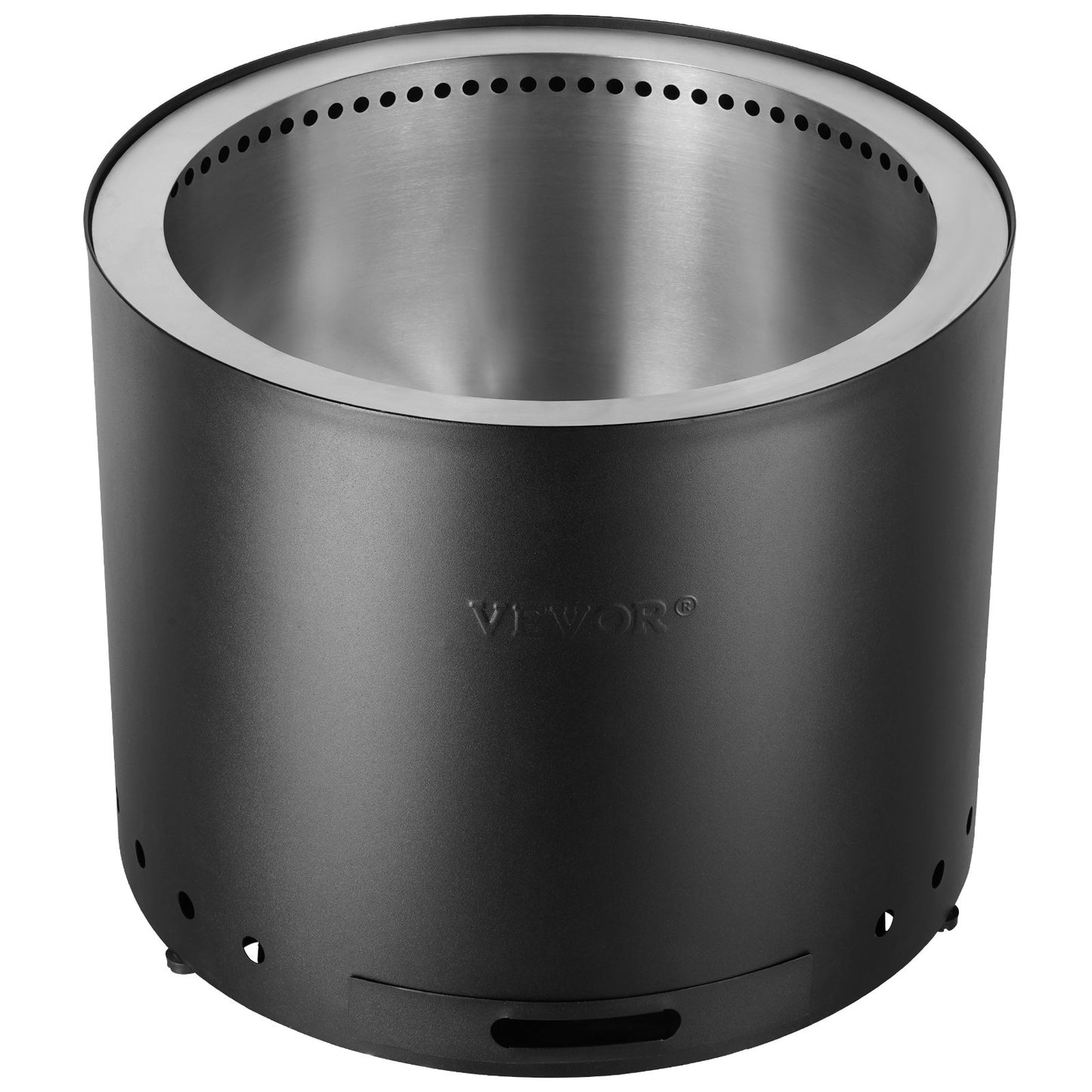 Rauchfreie Feuerstelle Herd Lagerfeuer 19,3 in Dia Holz Brennen Edelstahl