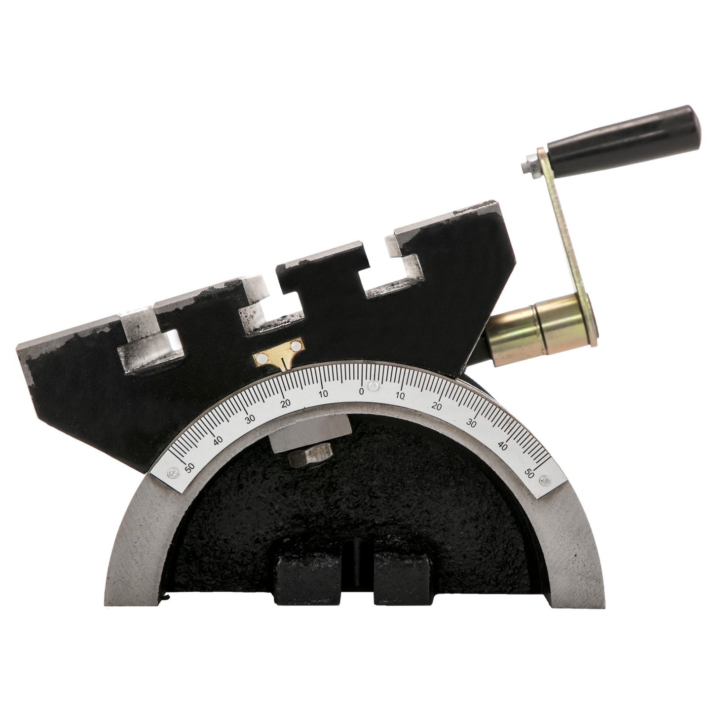 Tilting Milling Table 10x7inch Tilting Angle Milling Machine 0-90°Adjustable Swivel Angle Plate with 3 T-slots and an Adjustable Crank Handle Heavy Duty Tilting Milling Machine for Grinding