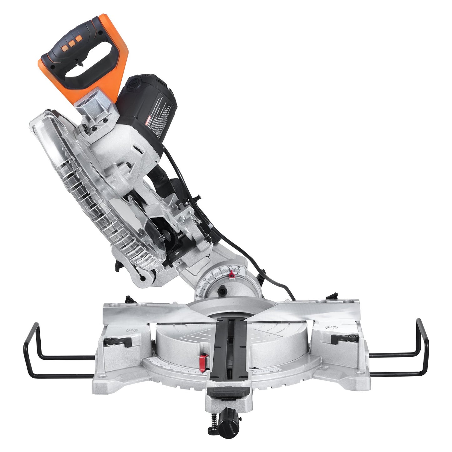 Sliding Compound Miter Saw, 12-Inch Blade, 15 Amp Motor, 60-Tooth, Corded Double Bevel Sliding Miter Saw, LED Precision Alignment, Angle Adjustable, for Wood, Composite Decking, Laminates