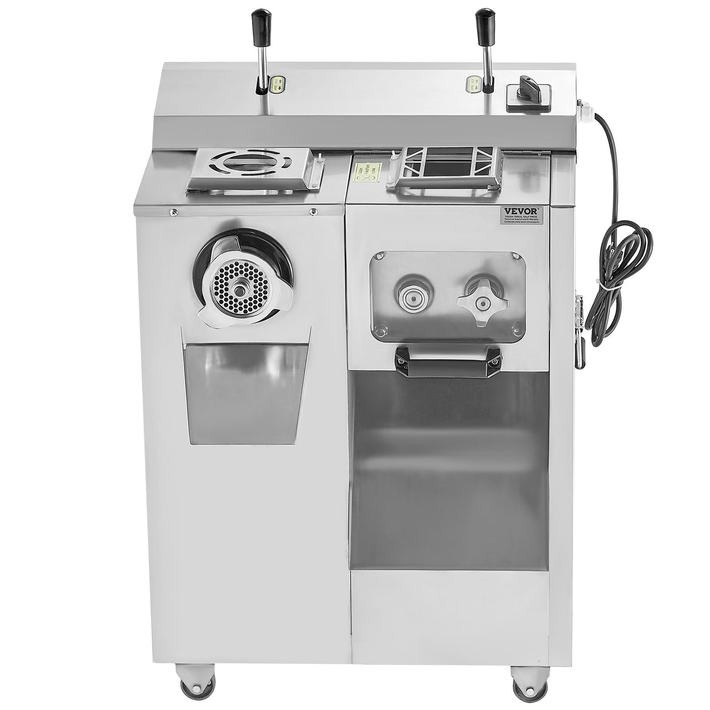 Commercial Electric Meat Grinder Slicer 14 Lbs/Min Sausage Stuffer