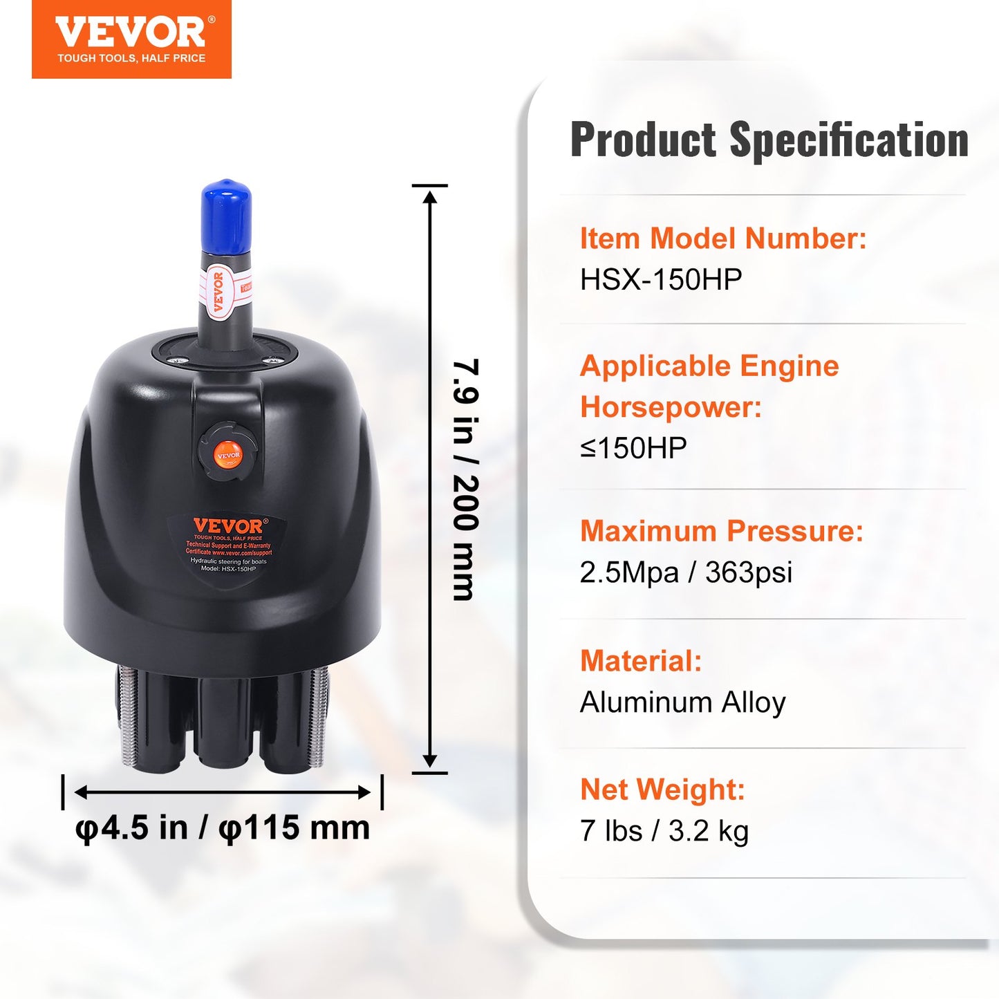 Helm 1.4 Hydraulic Outboard Steering Pump HH4314-3