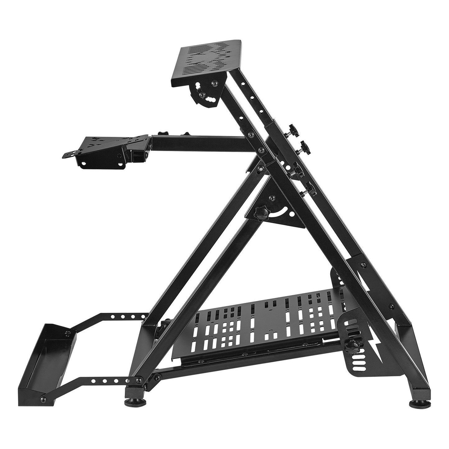 Racing Wheel Stand, Adjustable & Foldable Simulator Stand for Logitech G923 G920 G29 G27, Thrustmaster T300RS TX F458 T500RS T3PA-PRO(F1/GT) Gaming Cockpit,Pedals Simulator NOT Included