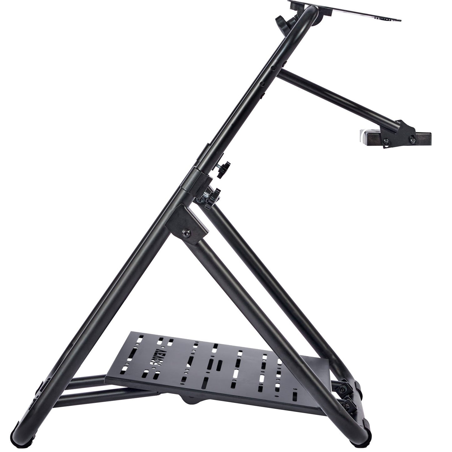 Hopfällbart Racing-rattstativ, höjdjusterbar universalbas Kompatibel med Logitech & Thrustmaster Racing Wheel och Pedal, Heavy-duty Frame Standard GT/Formula Seating Portable