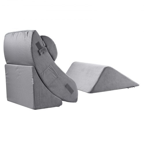 orthopädisches Bettkeilkissen 4 Stück verstellbar für GERD Schlaf Rücken Beine Nacken | EU