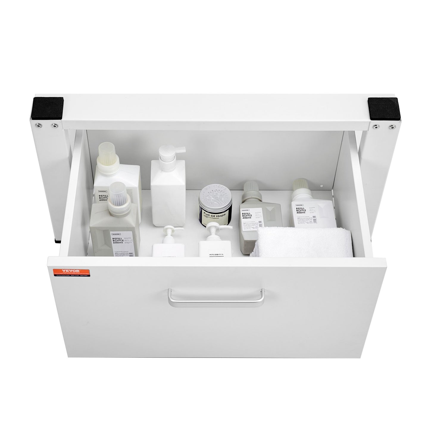 Tvättstativ 686 mmW x 366 mmH, tvättmaskin och torktumlare Basstativ Plattform Universal Fit 299 kg Kapacitet, kraftig multifunktionell bas för tvättmaskin med låda och rika tillbehör