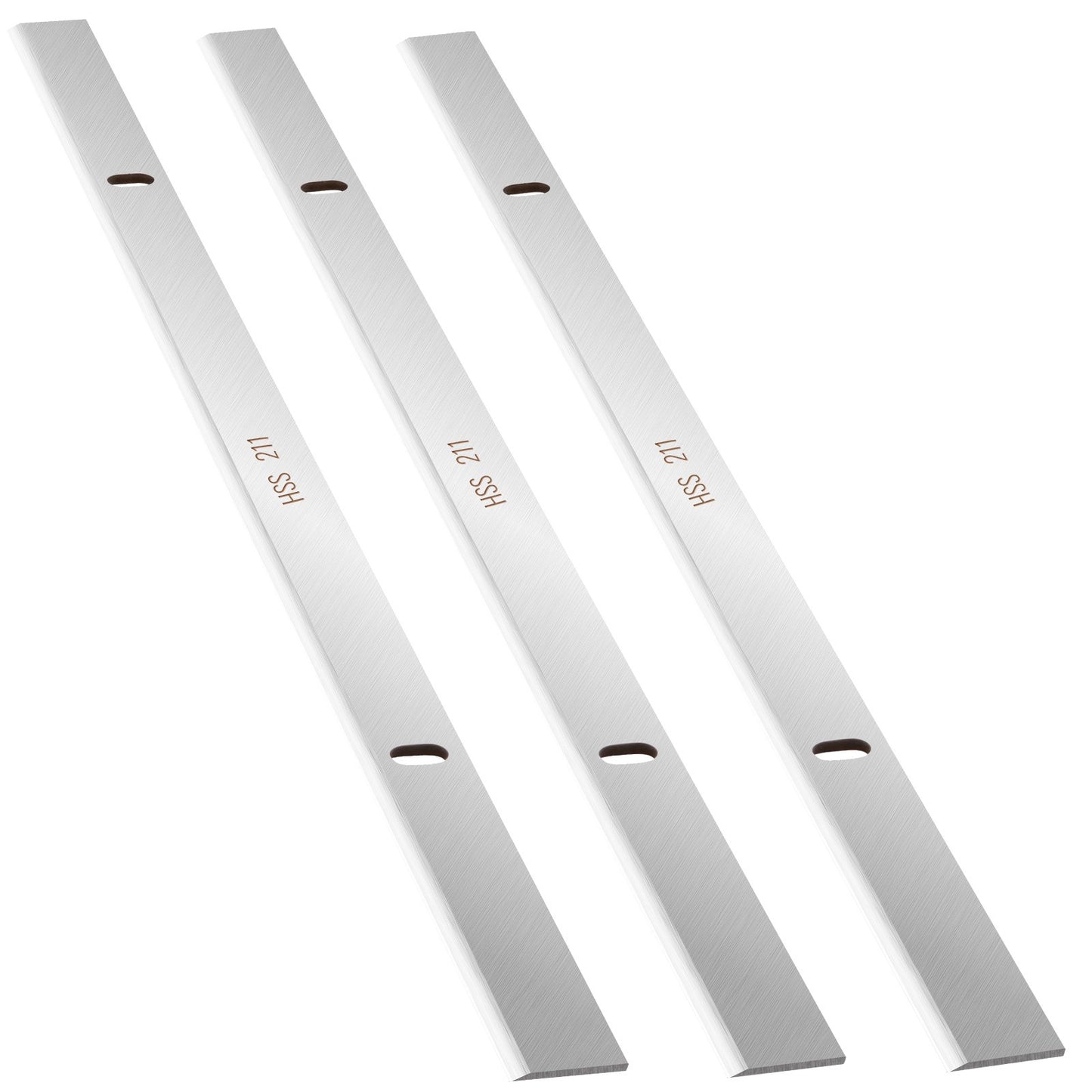 Thickness Planer Blades, 13-inch, HSS Crafted for Durability, HRC55-60, Easy Installation with Pre-drilled Holes, Ideal for Woodworking, Home Projects & Industrial Use, 3-Pack