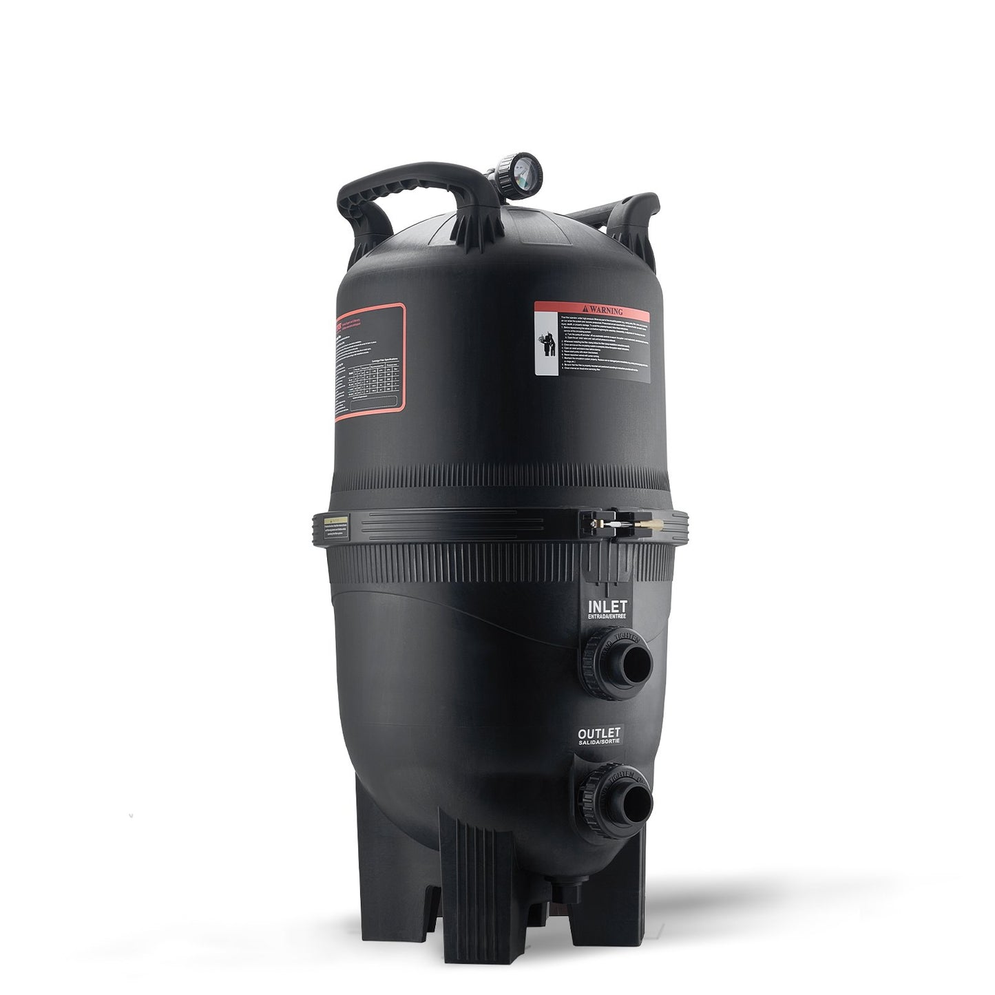 Kartuschen-Poolfilter, 30 qm Filterfläche Inground Poolfilter, Filtersystem Aufstellpool-Filtersystem mit Upgrade-Filter und Auslaufsicher, für Whirlpools, Spas, aufblasbare Pools