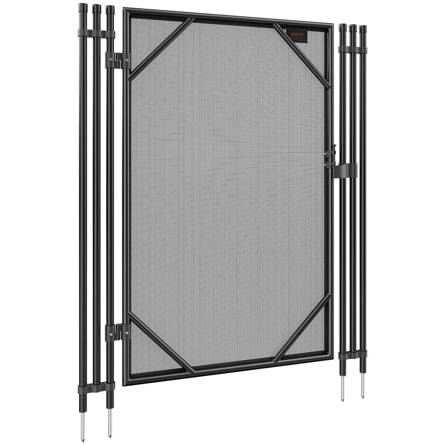 Poolzauntor, 4 x 2,5 Fuß, abnehmbares Inground-Pooltor für die Sicherheit von Kindern