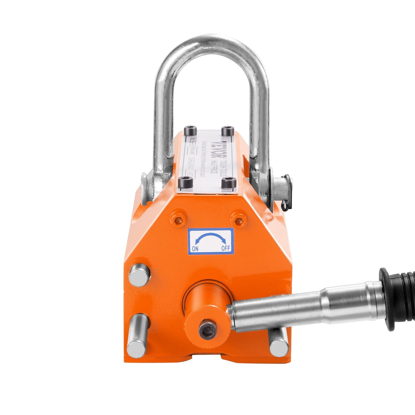 Magnetheber, 4400lbs/2000kg Zugkraft, 2,5-facher Sicherheitsfaktor, Neodym und Stahl, Hebemagnet mit Auslösefunktion, Permanent-Hebemagnete, leistungsstarker Magnet für Hebevorrichtung, Werkstattkran, Block, Brett