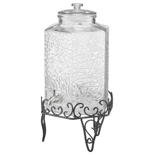 Drinks Dispenser 10L Drinks Dispenser for Parties Glass with Stand