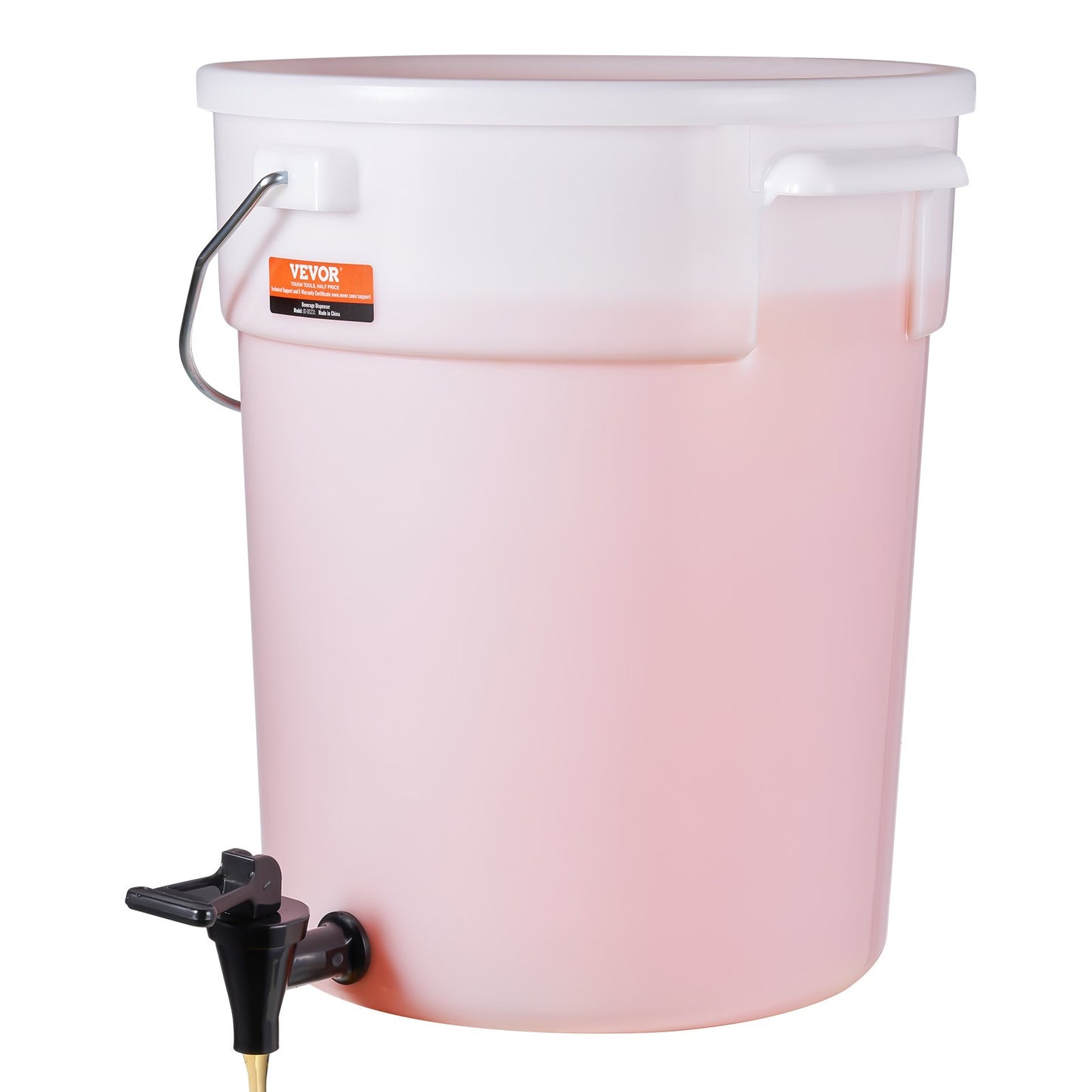 Beverage Dispenser, 5 gallon dryckesdispenser för fester, Juice Dispenser i plast med tapp och lock, Iced Tea Lemonade Juice Water Dispenser, för restauranger, hotell, fester, 2-pack