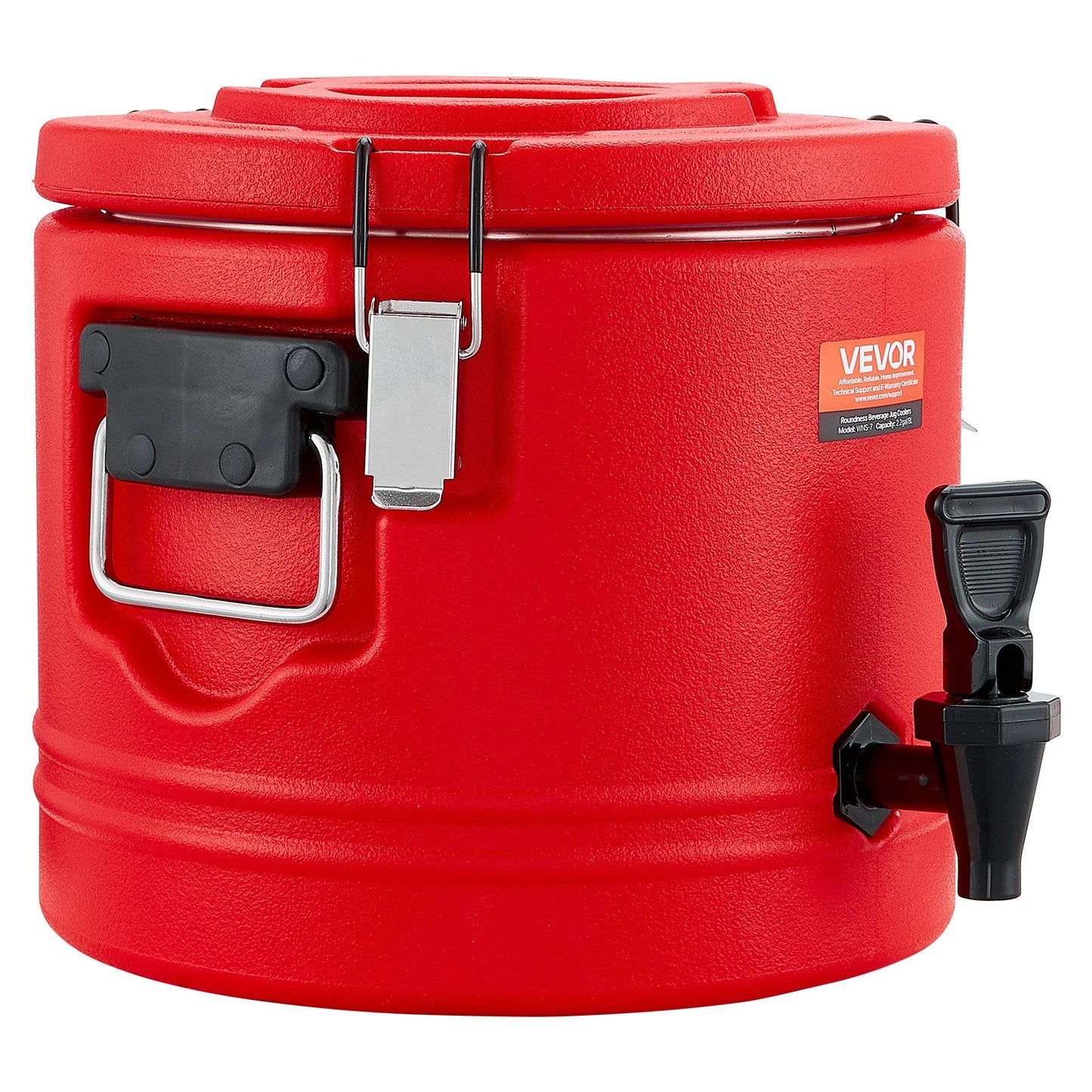 Insulated Beverage Dispenser, 2.2 Gal/8L Thermal Hot and Cold Drink Server Dispenser with Spigot, Food-Grade Cooler Jug with 304 Stainless Steel Interior, for Tea Coffee Restaurant Outdoor