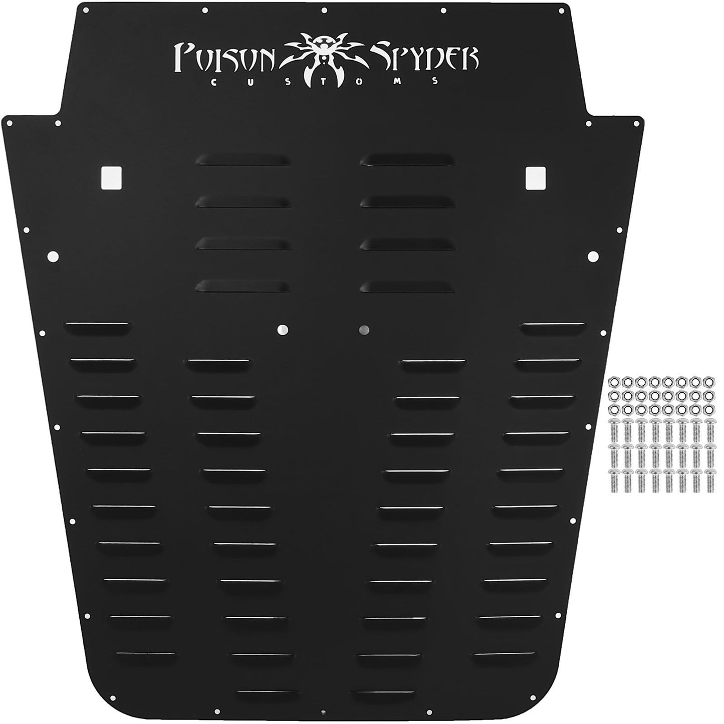 Belüfteter Kühlergrill mit schwarzer Pulverbeschichtung, Frontliner für Jeep Wrangler JK 2013–2017