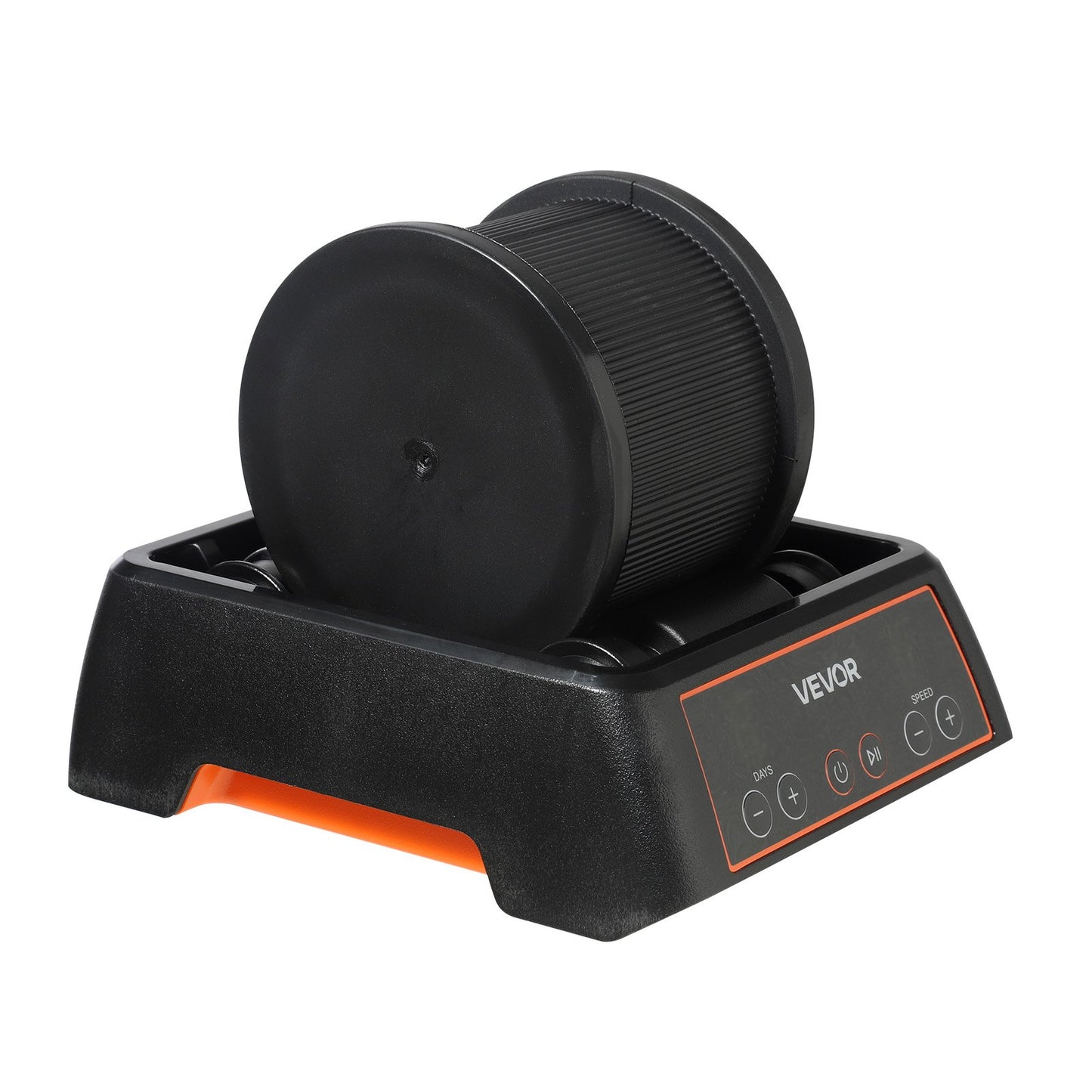 Rock Tumbler, 1 lb Rock Polishing Machine, Rocks Tumbling Kit with 4-Speed Adjustment, 1–9 Day Timer, Direct Drive Motor Rocks Polishing Kit for Rose Quartz, Amethyst, Quiet Operation