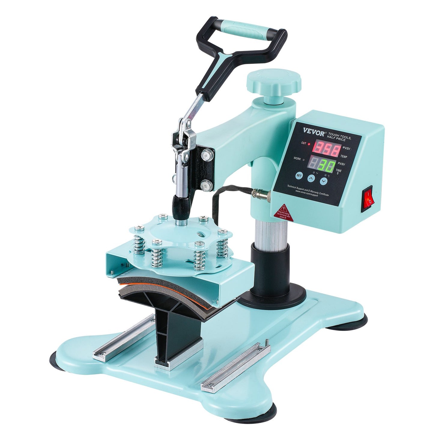 Heat Press Machine 12x15 i 5 i 1 med 30oz Tumbler Press T-shirts Grön