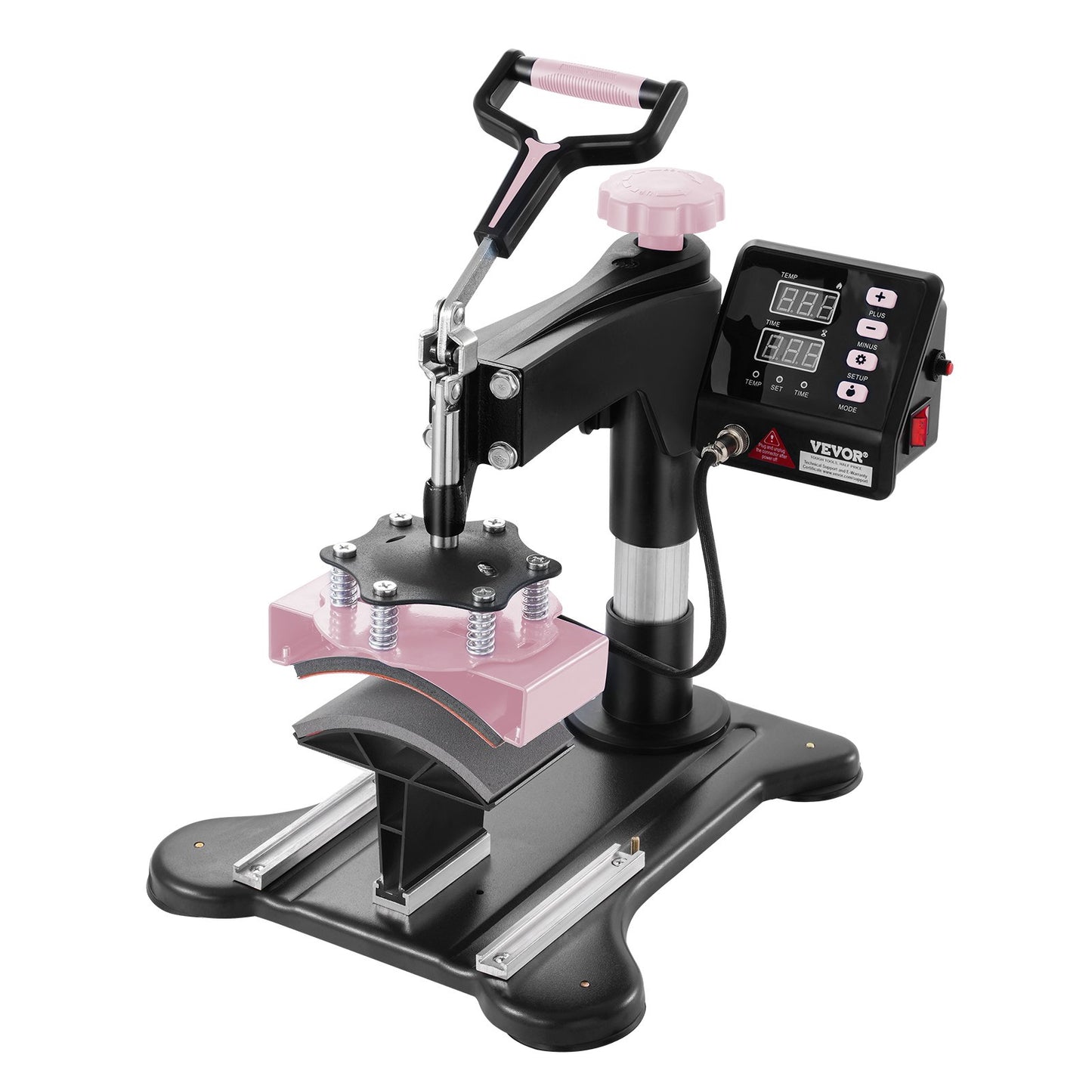 8-in-1-Hitzepresse, 15 x 15 Zoll, 30 oz, Tumbler-Presse, T-Shirts, Schwarz
