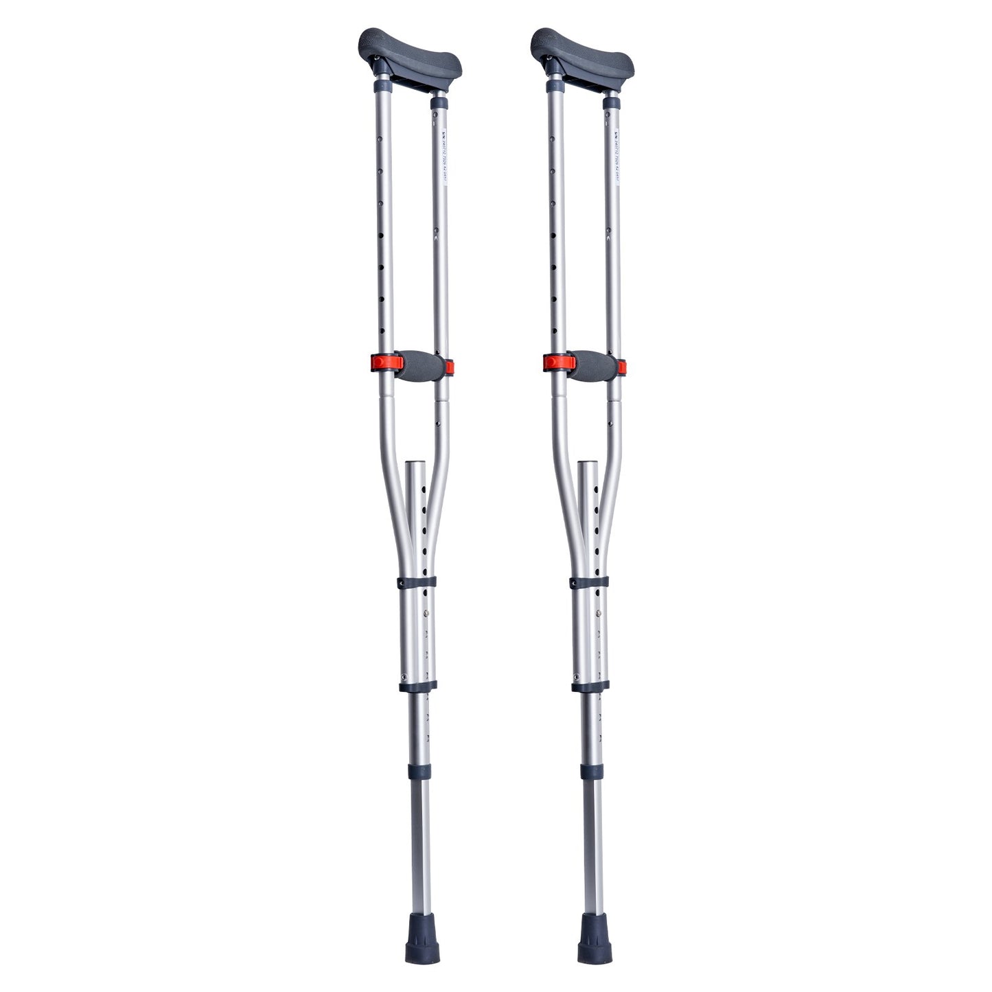 Underarmskryckor 13-nivåers höjdjusterbara underarmskryckor