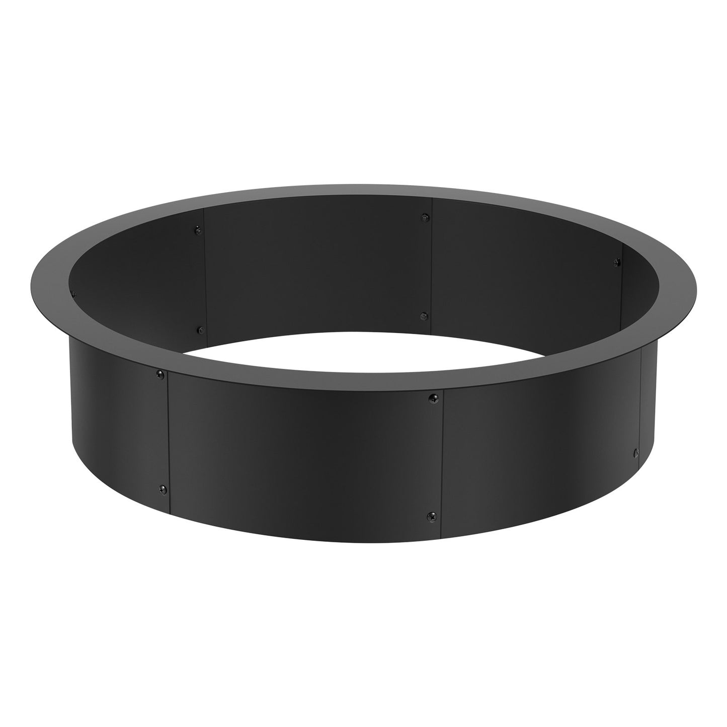 Fire Pit Ring Round 35 Inch Outer Steel Liner DIY Campfire Ring Firepit
