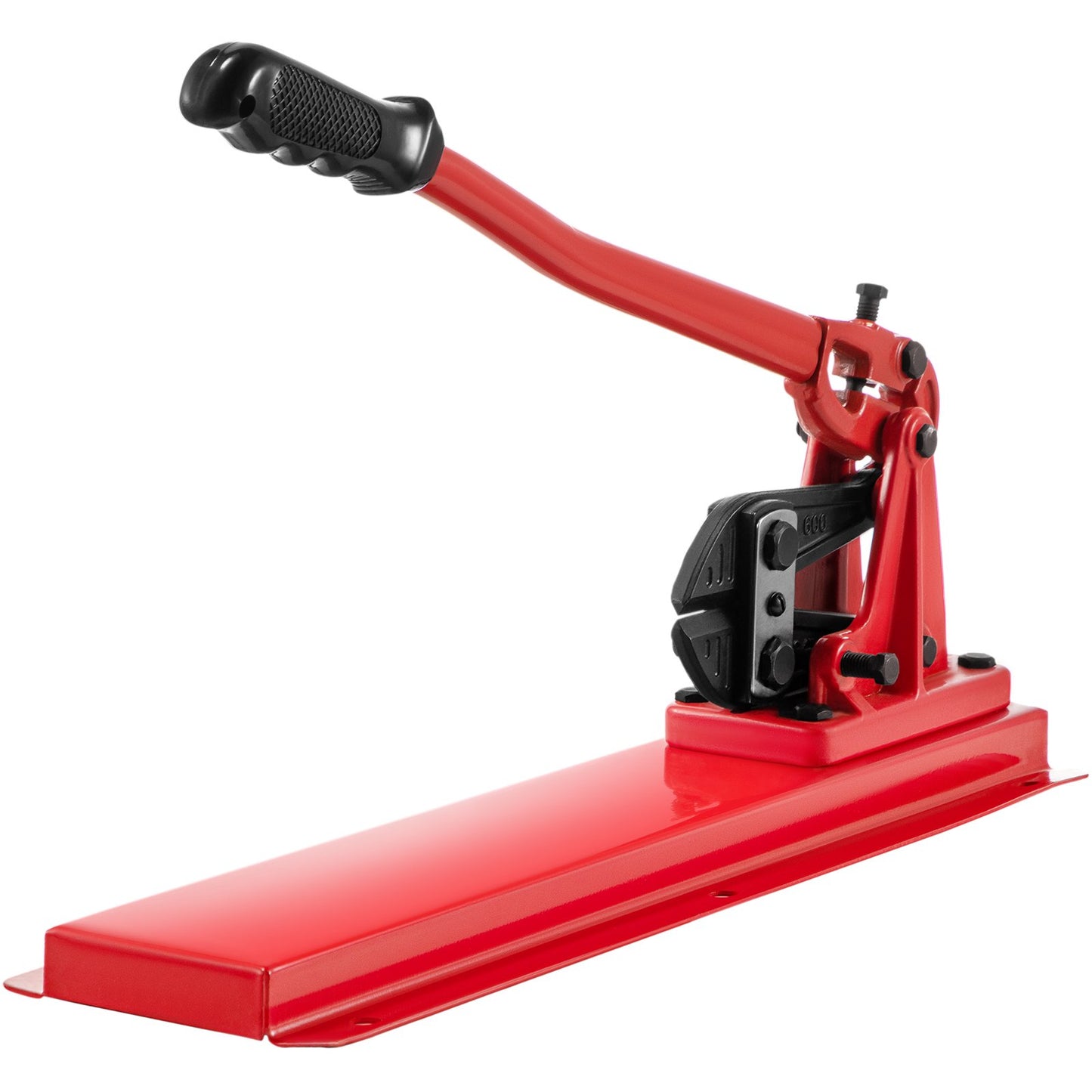 Bench Swager Tool 24\" stålrepspressningsverktyg med crimperkabel bult skärhuvud bänkpressare 1/16\"-3/16\" aluminium/kopparhylsor bänkkabel legering stål crimper swager för 1/2\" vajerrep Fe