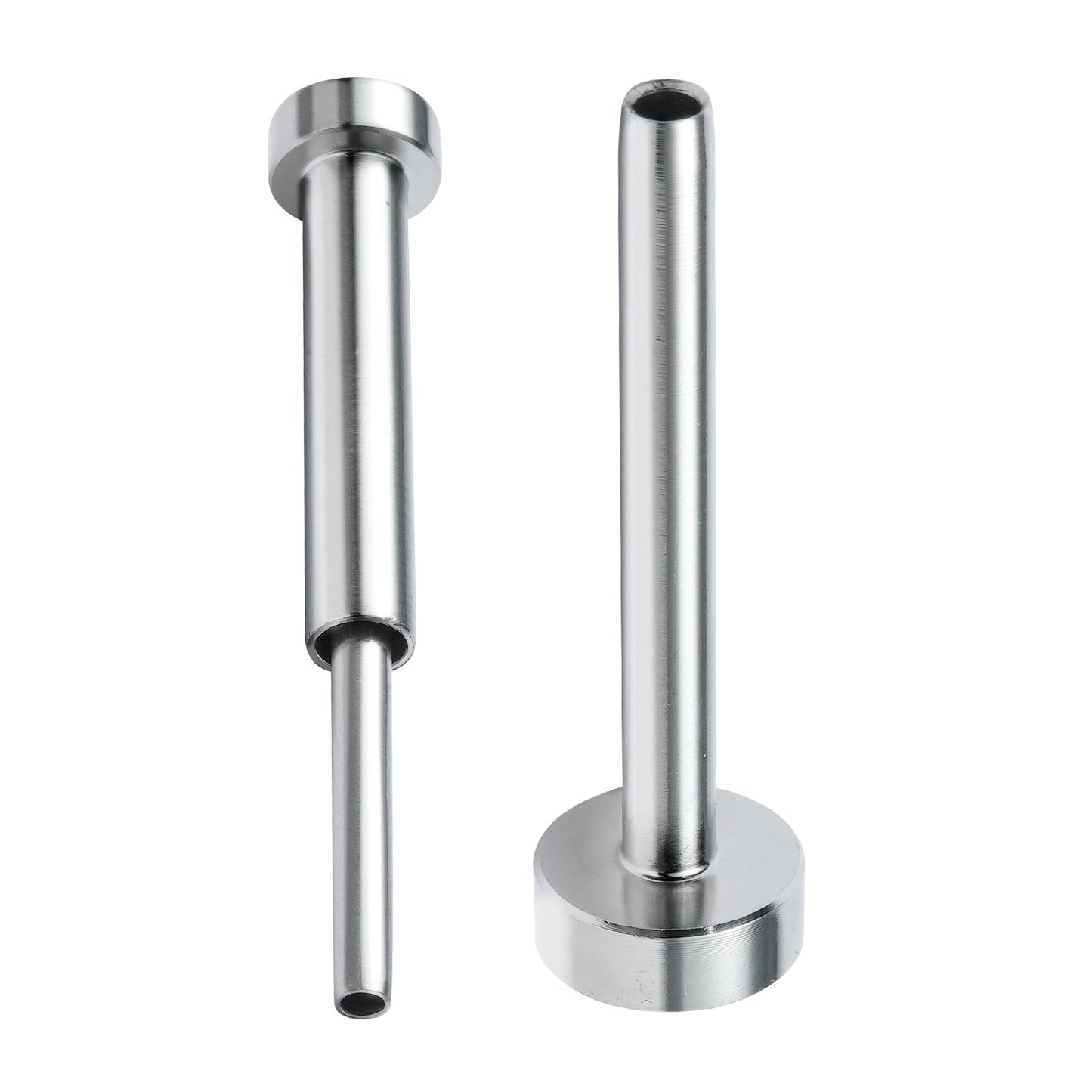 20-pack osynligt kabelräckessats, T316 rostfritt stål 3,2 mm osynlig mottagare och spolände för kabelräcke, spolsträckare 3,2 mm för trä-/metallstolpe, kabelräcke, silver