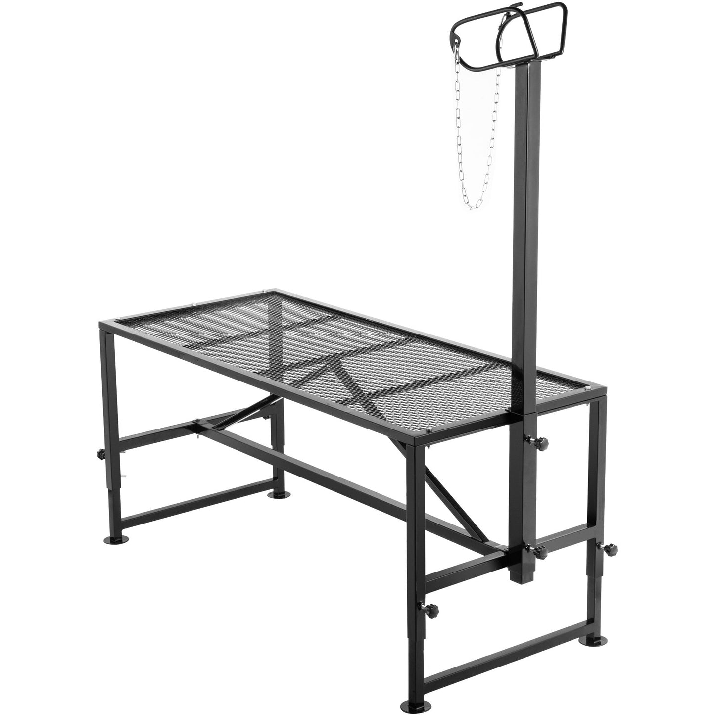 Livestock stand 51x23 inch, straight head trimming stand, goat shearing stand metal stand Sheep shearing stand for livestock trimming stand