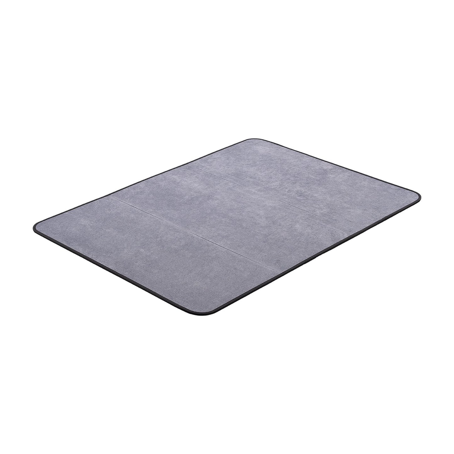 Chair Mat, 36 x 48-inch Office Chair Mat for Hard Floors, Floor Protector for Rolling Chairs, Corduroy Surface, Non-Slip & Easy to Clean, Smooth Glide Under Desk Rug for Home Office (Grey)