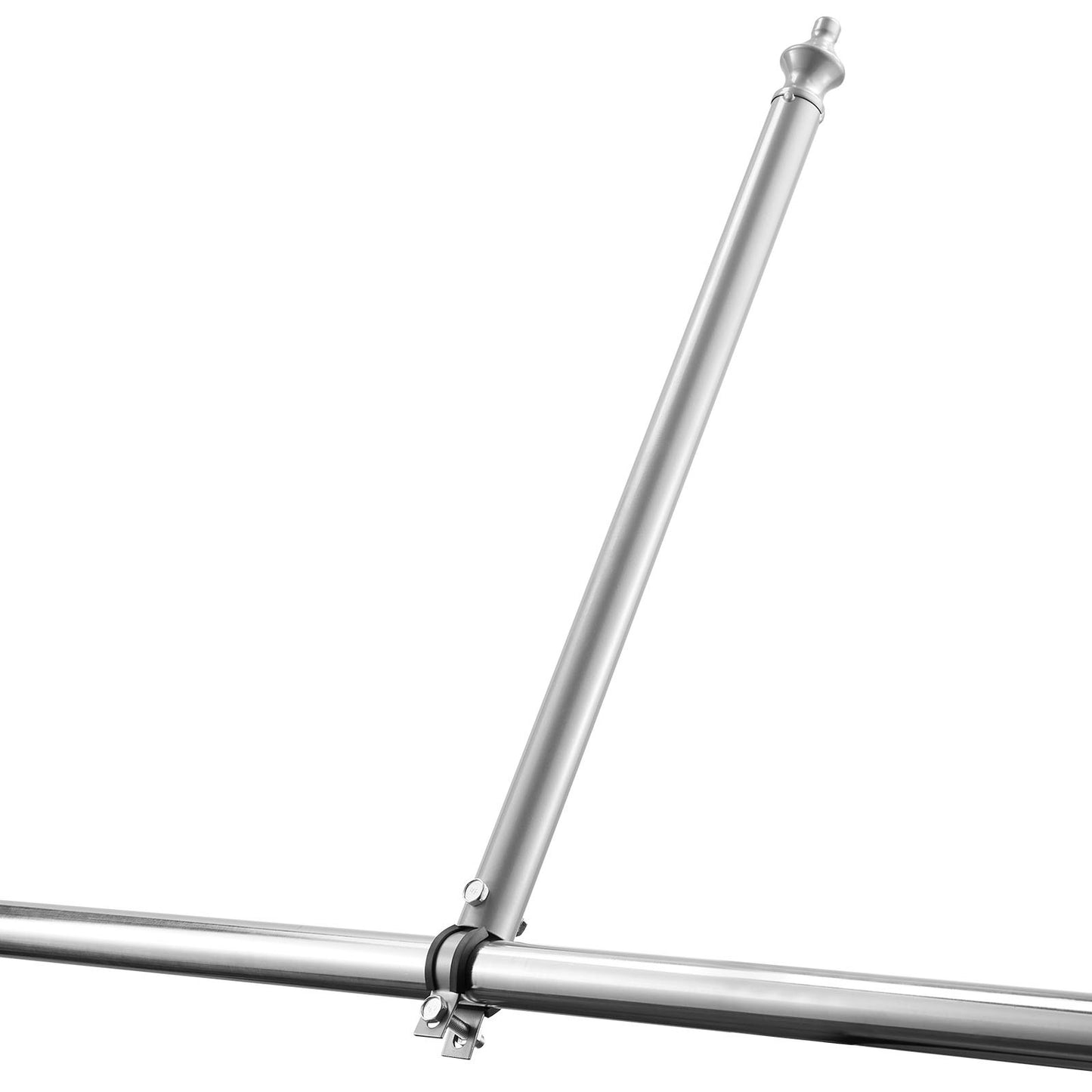 Chain Link Fence Extensions, 18 Packs 27.4" Extension Height, Galvanized Post Extender for 1.3" to 1.5" Top of Fence, U Bracket, Barbed Wire Extend Arm for Privacy, Prevent Dogs Jumping Out