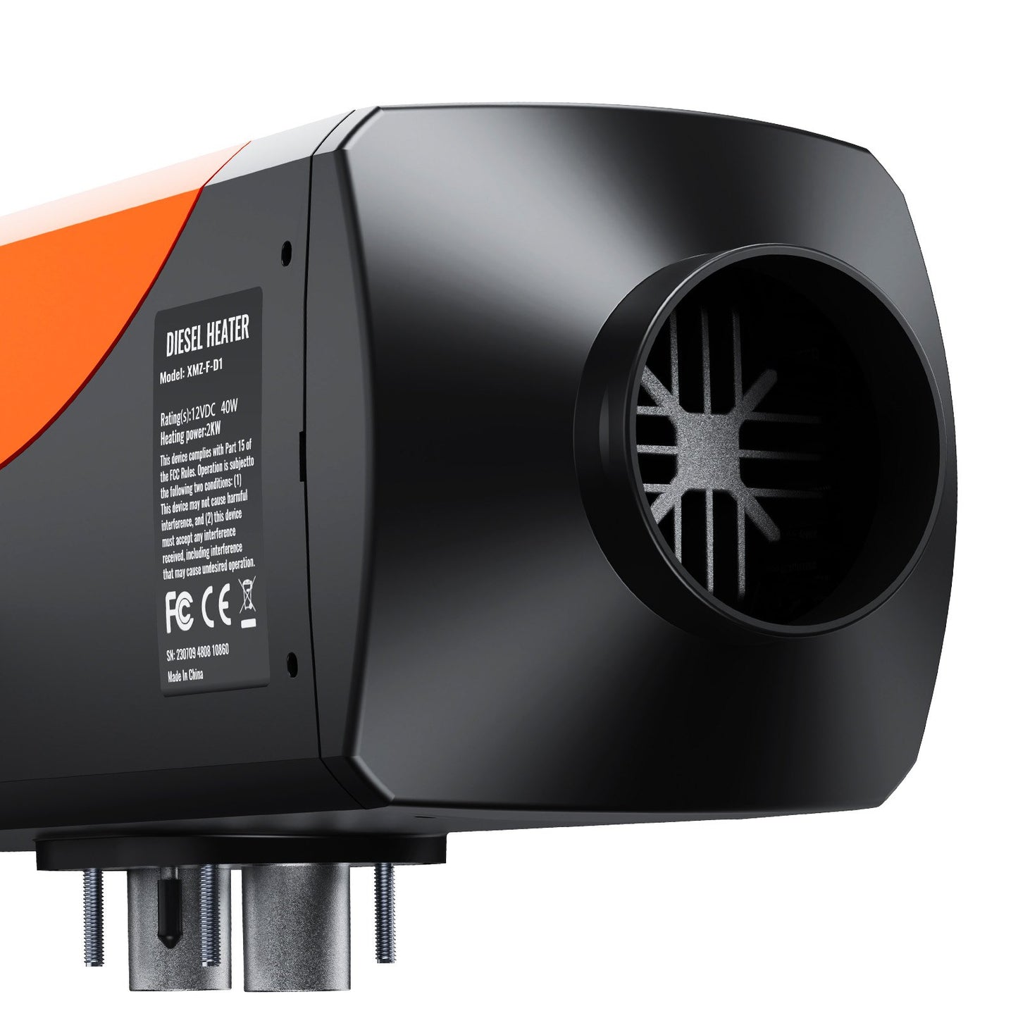 Diesel-Luftheizung, 12 V, 2 kW, Bluetooth, App, LCD-Display für Auto, Bus, Wohnmobil, Innenbereich