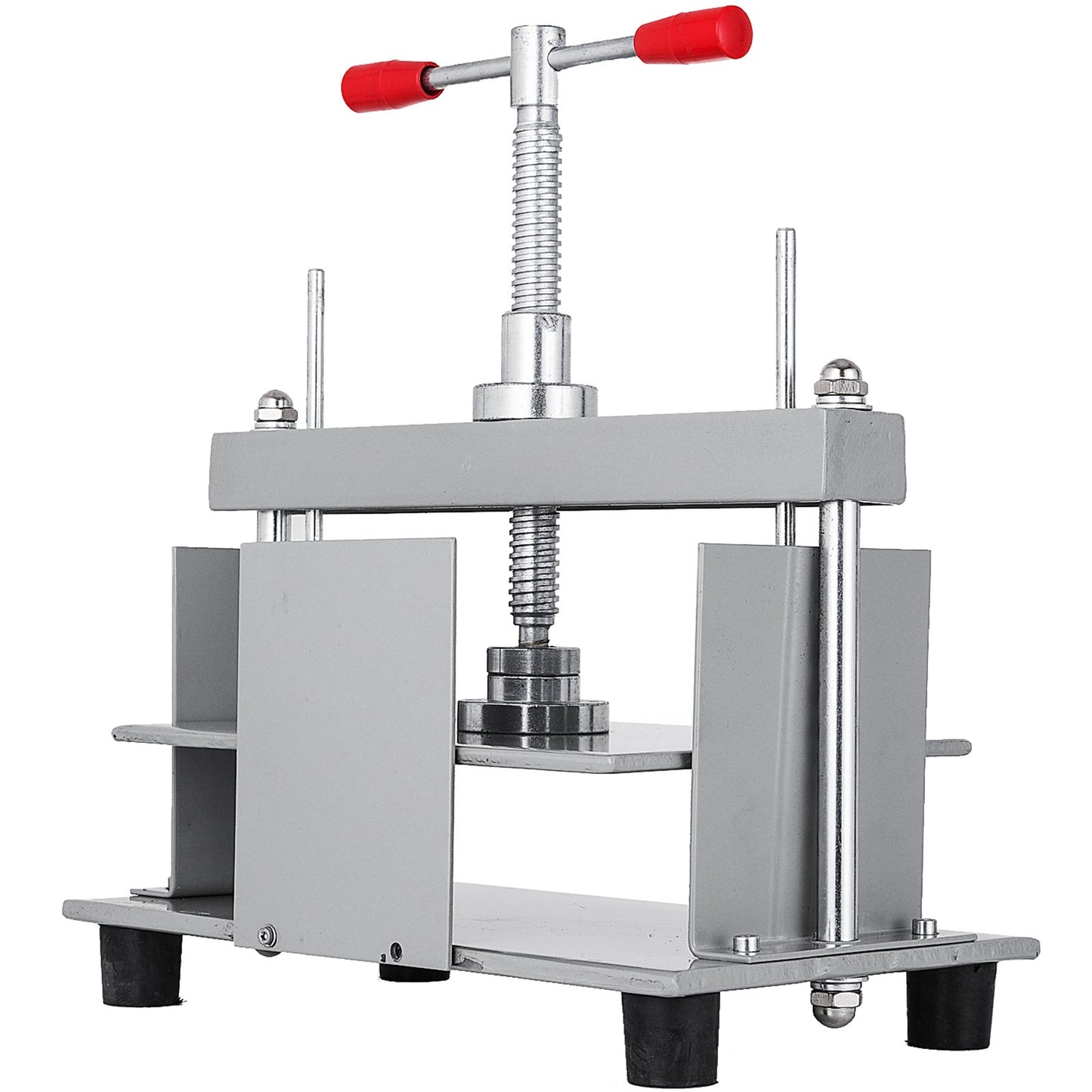 Manuelle Papierpresse, 12 x 8,6 Zoll für A4-Papier-Flachpresse, 10 cm dicker Stahlrahmen, manuelle Flachpapierpresse, Papierherstellungs-Buchpresse