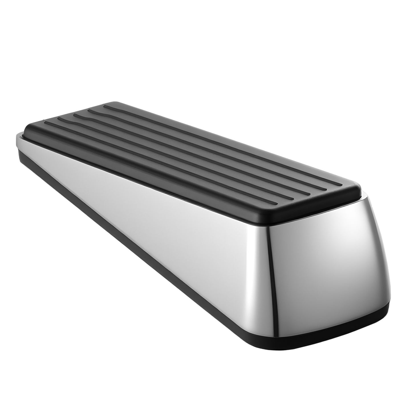 Heavy Duty Door Stopper, 2 Pack, Door Stop Wedge for Bottom, Premium Zinc Alloy and Dual-Sided PVC Non-Slip Pads, with 2 Self-Adhesive Wall Protectors, Suitable for Various Types and Rooms