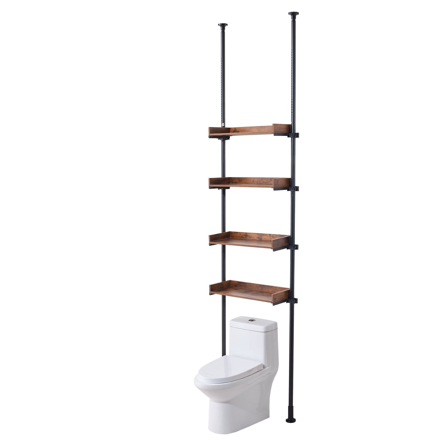 Über der Toilette Aufbewahrung 4-Tier Badezimmer Regal Rack Space Saver Organizer