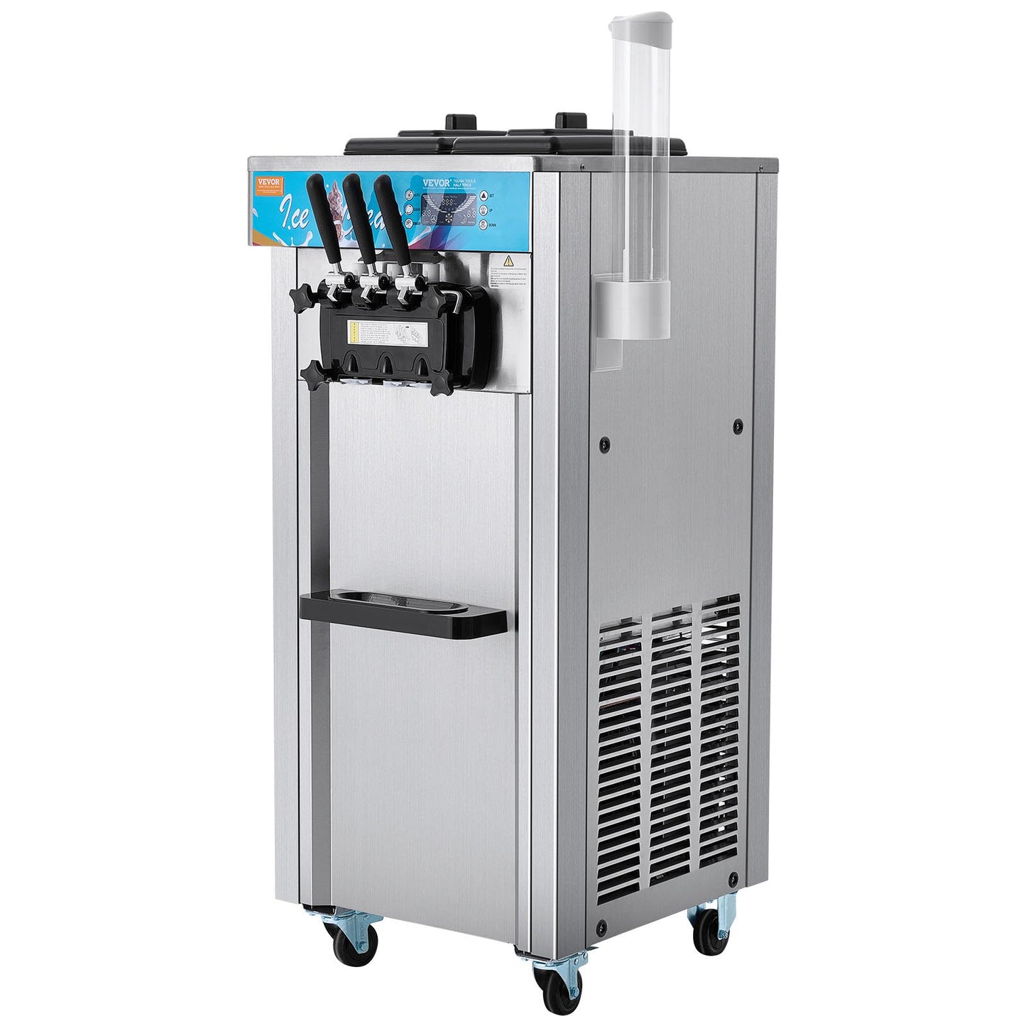 Kommerzielle Softeismaschine, 21–31 l/h, Ertrag 3 Geschmacksrichtungen