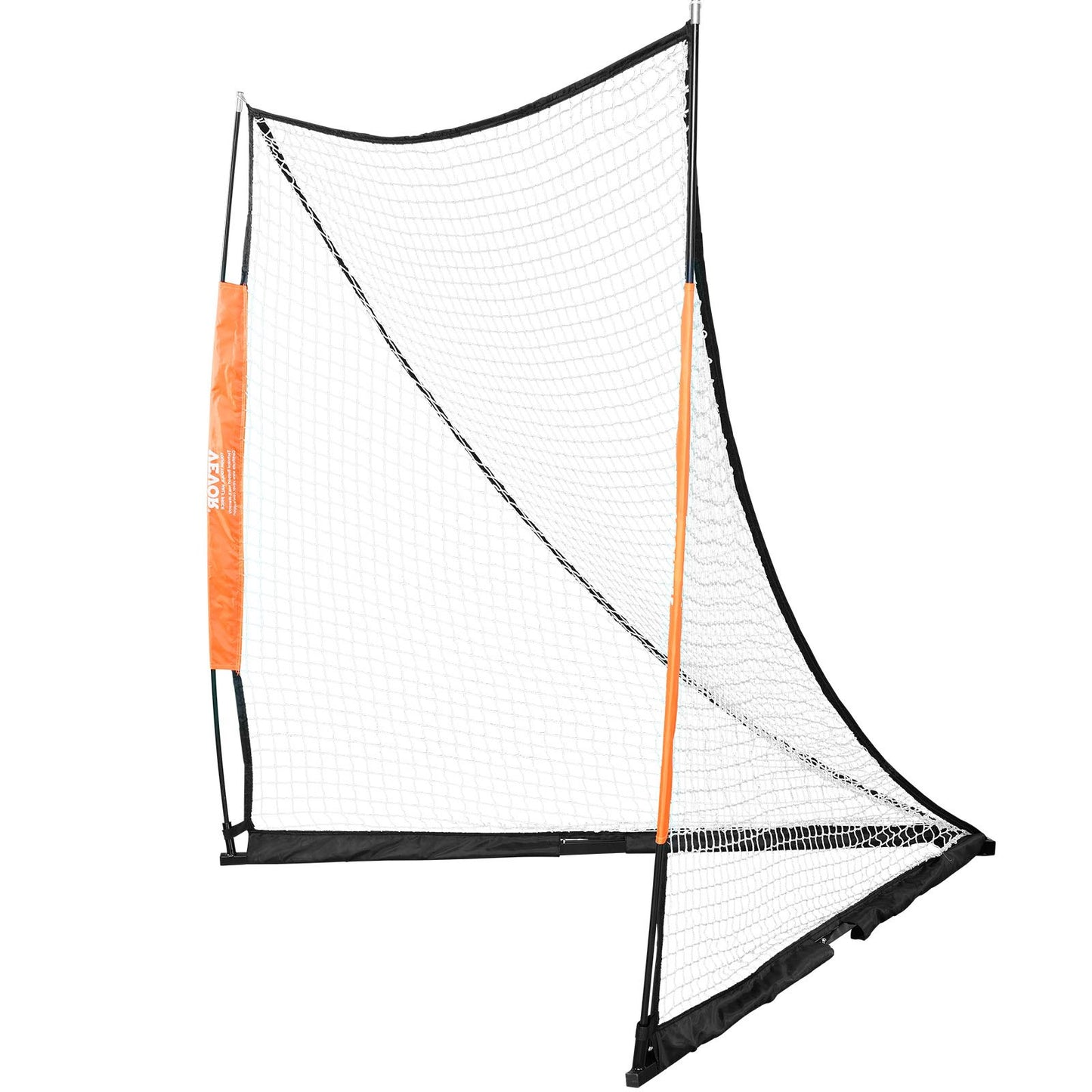 Lacrosse-Tor, 6' x 6' Lacrosse-Netz, tragbares Lacrosse-Tor mit Tragetasche, Fiberglasstangen, Lacrosse-Trainingsgerät für den Garten, einfach aufzubauendes College-Tor, perfekt für das Jugendtraining
