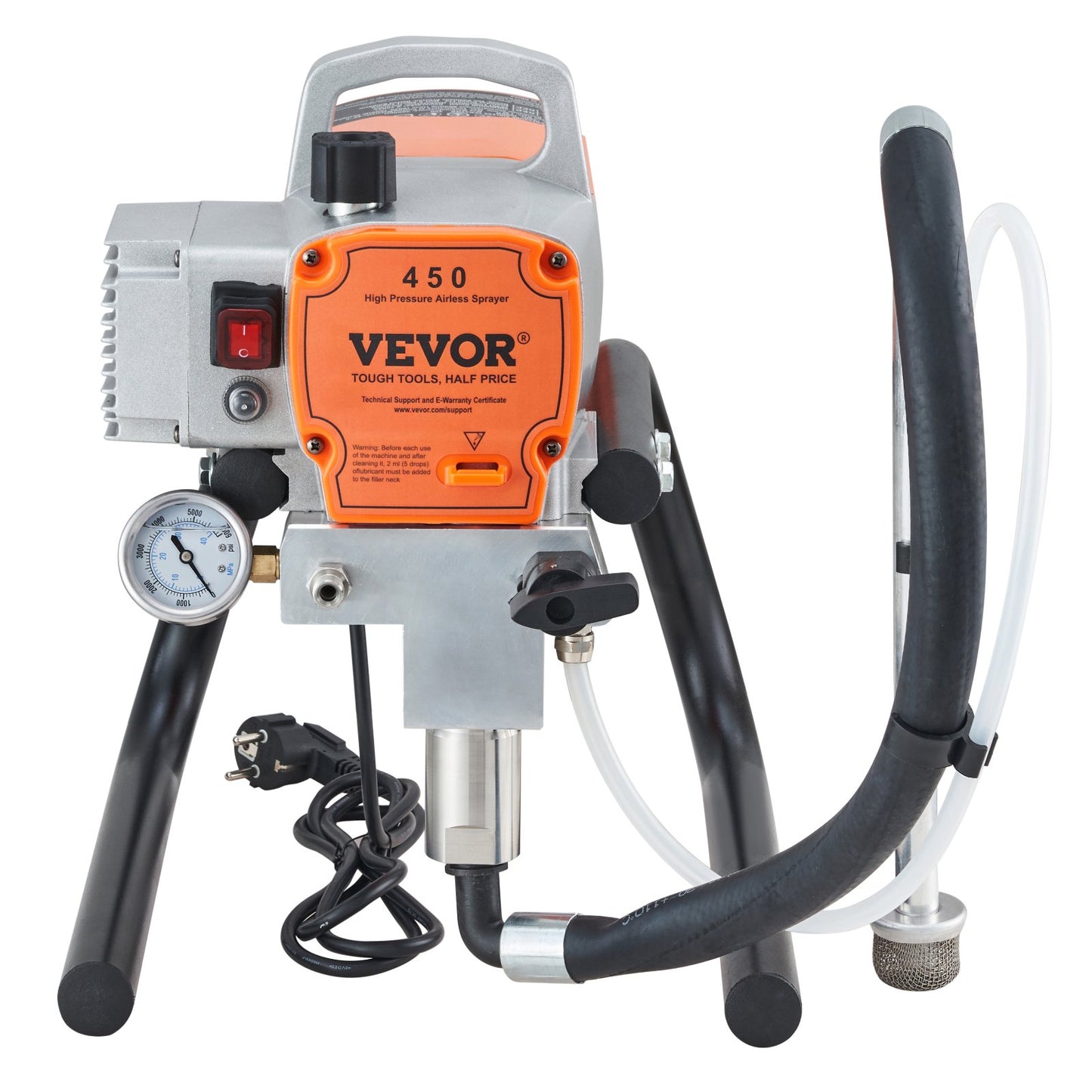 Högtrycksluftlös väggfärg Spraypistol Spraymaskin Maskinsprutning 1800W