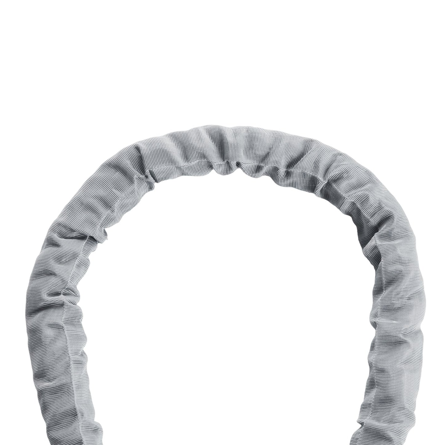 Battle Rope, 1.5 Inch Diameter 30Ft Length Polyester Exercise Rope, Battle Exercise Equipment with Protect Sleeve & Anchor, Heavy Weighted Rope for Home Gym Workout Core Strength Training, Gray