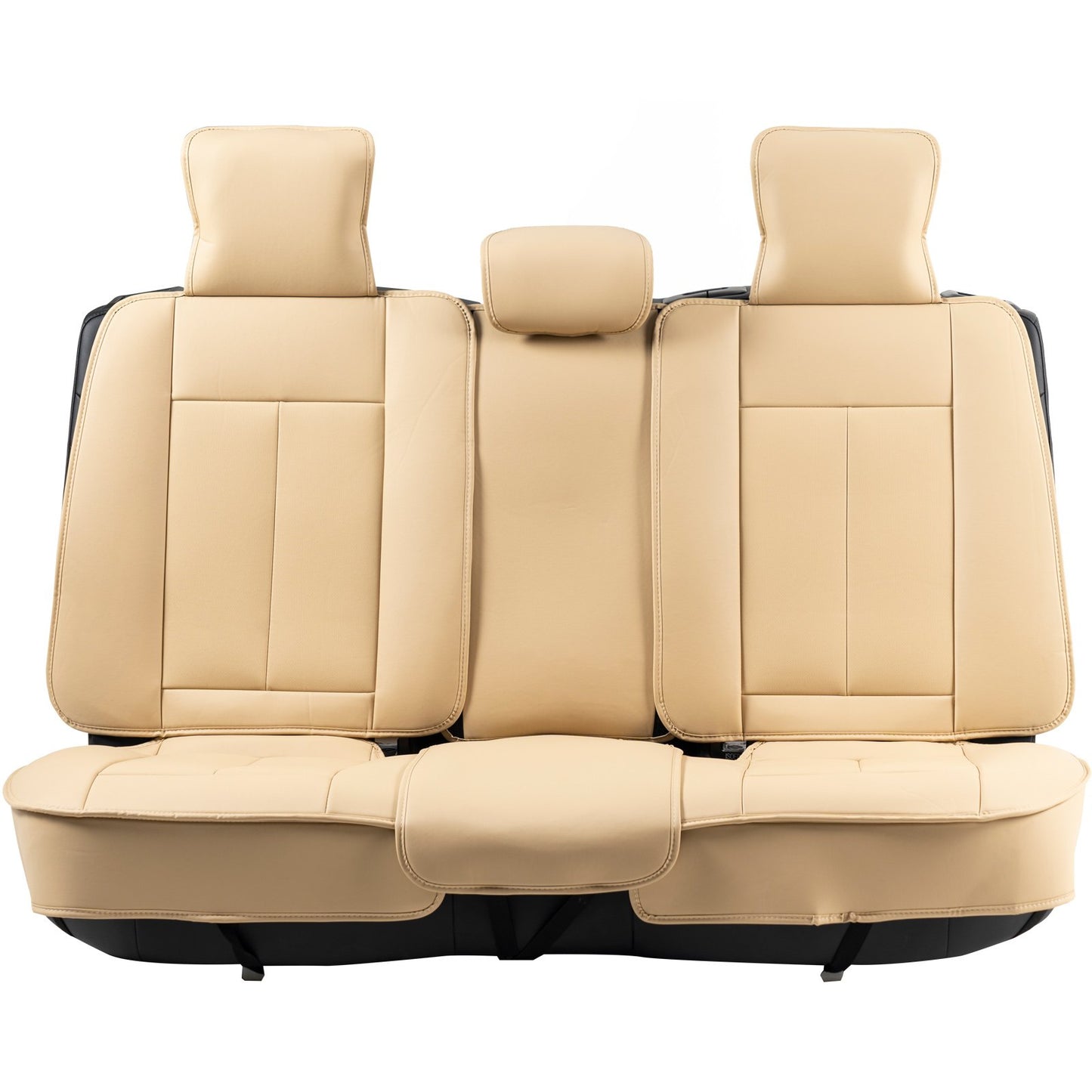 Sitzbezüge, Universal-Autositzbezüge, Komplettset, Vorder- und Rücksitze, 13-teilige Kunstleder-Sitzbezüge, vollständig geschlossenes Design, abnehmbare Kopfstütze und Airbag-kompatibel, für die meisten SUVs