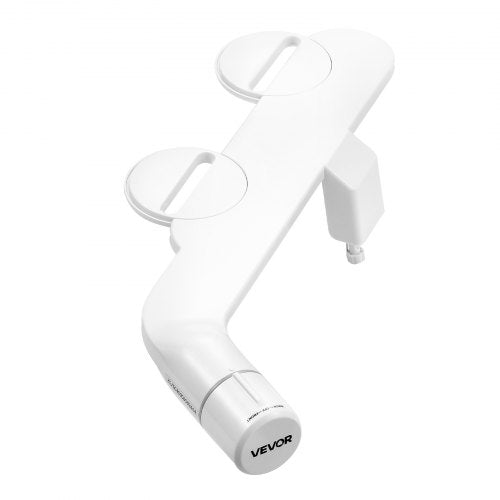 Toilet Bidet Accessories Dual Nozzles Adjustable Pressure Non-Electric