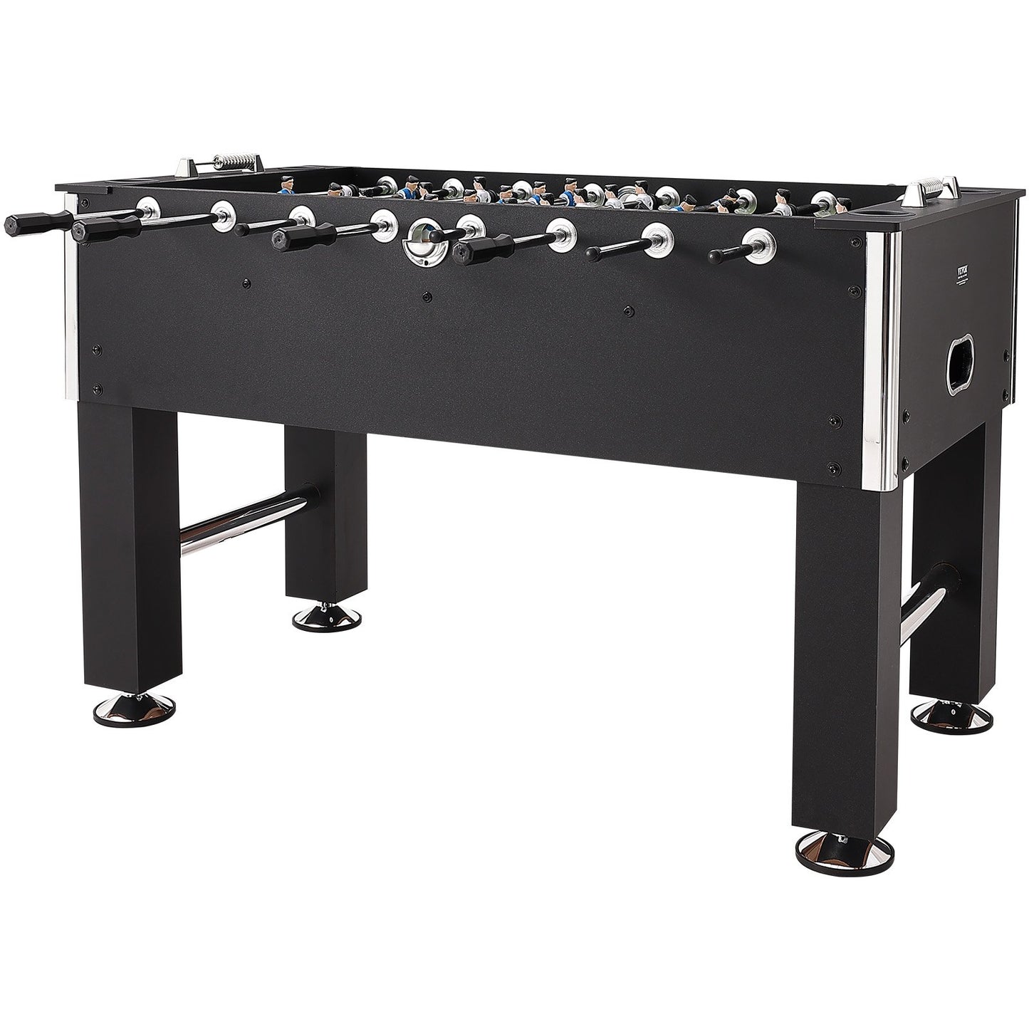 Foosball Table, 55 Inch Standard Size Foosball Table, Full Size Indoor Foosball Table for Home, Family and Game Room, Football with Foosball Table, Includes 4 Balls and 4 Cup Holders