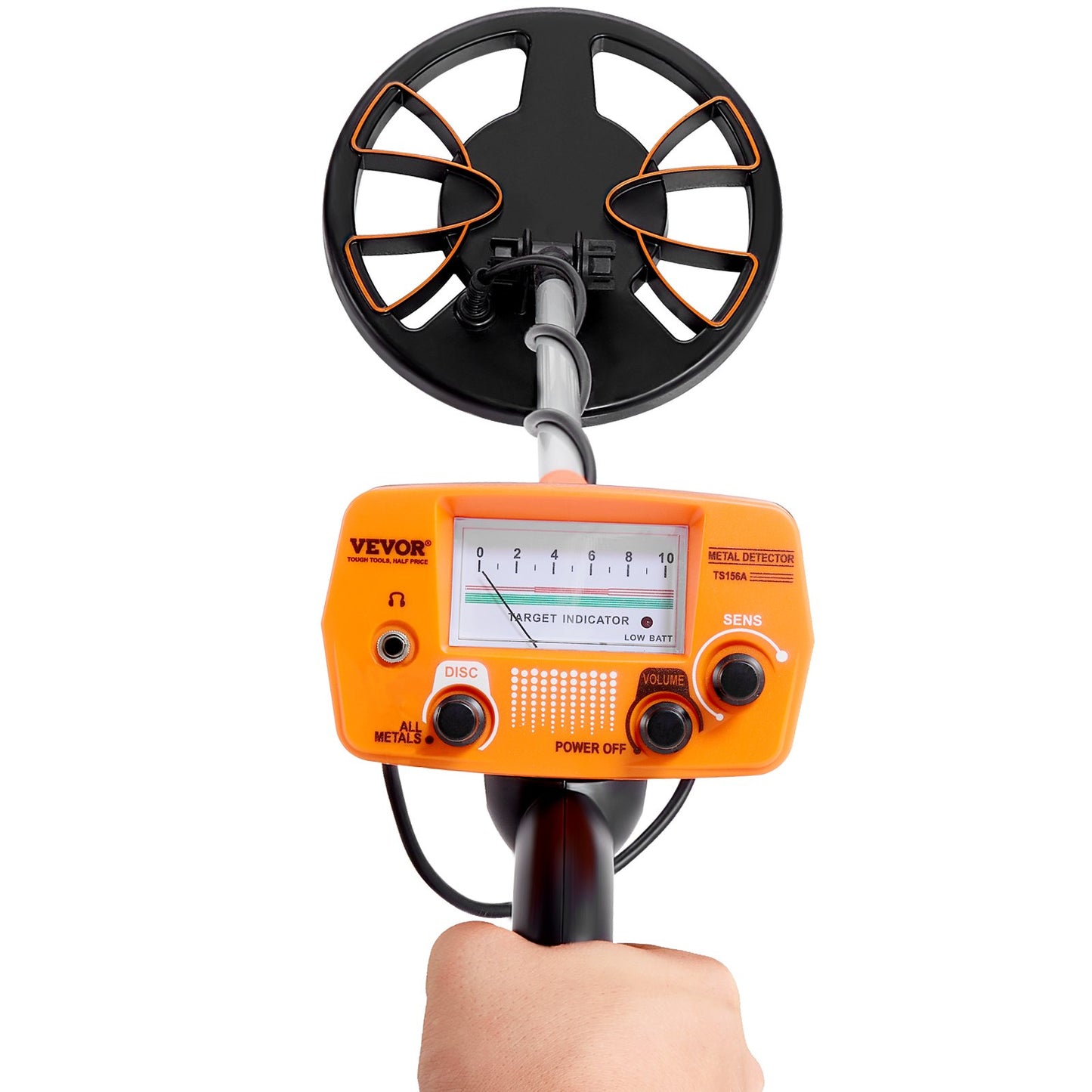 Metalldetektor für Erwachsene und Kinder, 8 Zoll wasserdichte Suchspule mit hochpräzisem Touchscreen, einstellbarer 38-49-Zoll-Golddetektor, leichter Aluminiumschaft zum Aufspüren von Goldschätzen