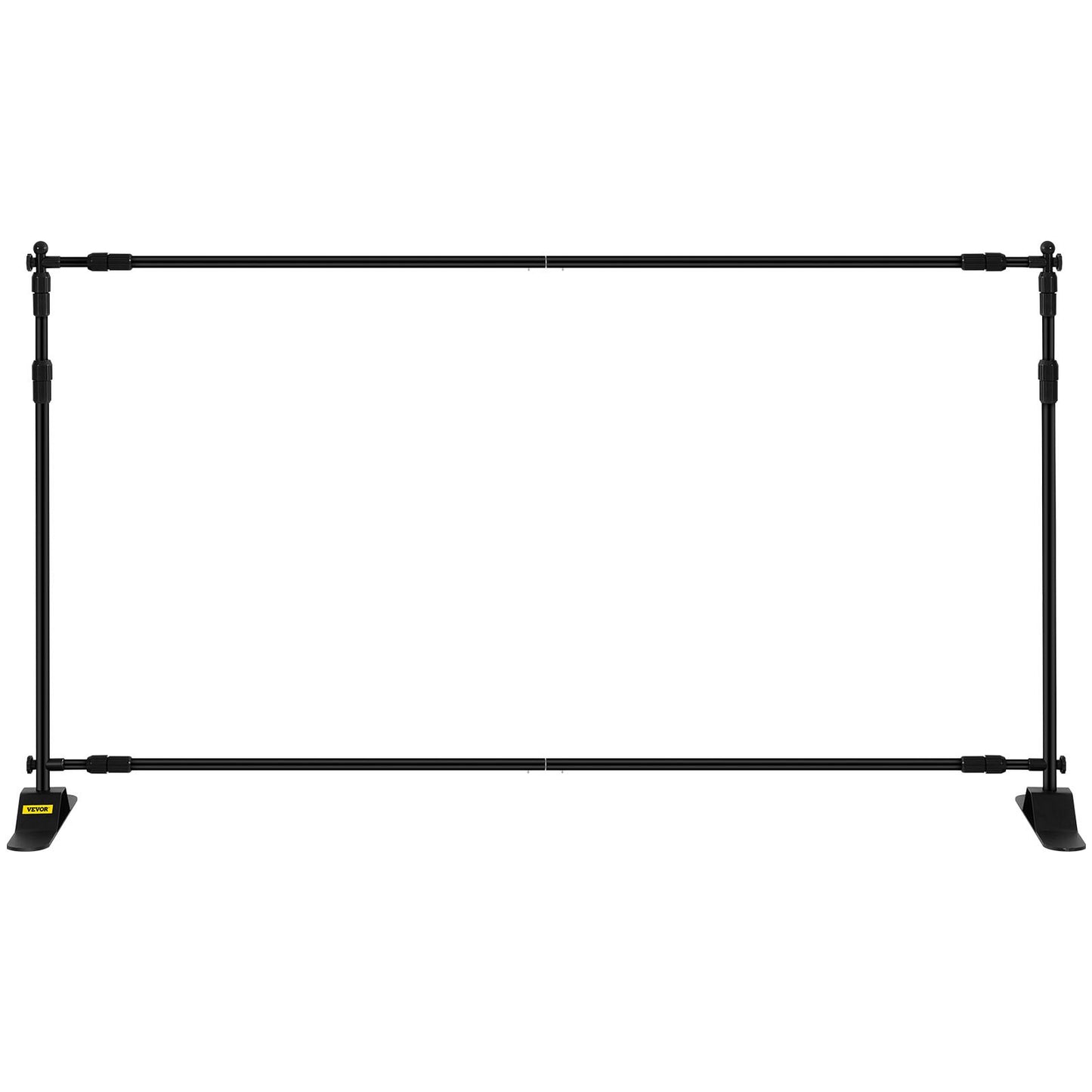 Step and Repeat 8'x8'- 10'x8' Backdrop Banner Stand Justerbar Teleskopisk höjd och bredd Infällbar Banner Stand med bärväska