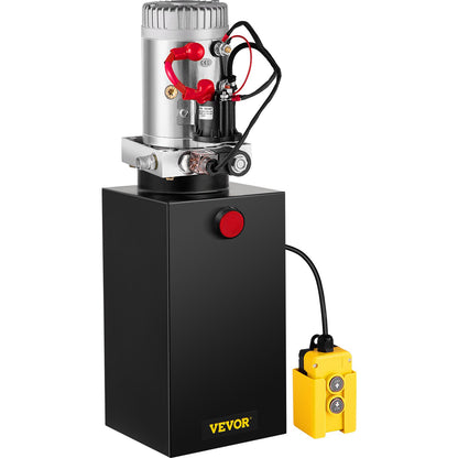 10 Quart Einfachwirkende Hydraulikpumpe Dump Trailer Relief Reparatur 12v