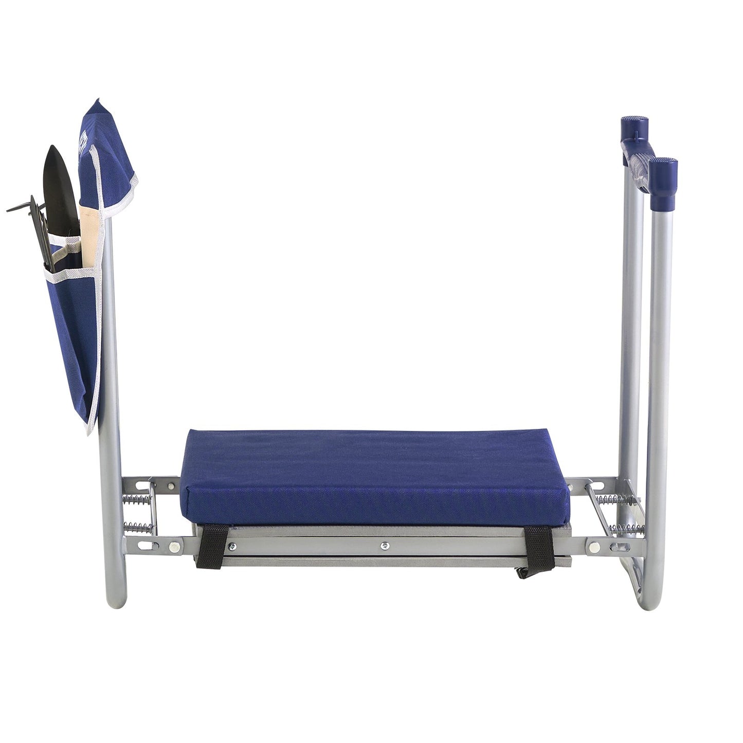 Garden Kneeler and Seat, 11 in Wide Thick Kneeling Pad, Heavy Duty Garden Kneeling Stool, Folding Garden Seat with 1 Tool Bag, Relieve Knee & Back Pain, Non-Slip Garden Bench for Grandparents