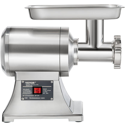 8500W Commercial Stainless Steel 450lbs Meat Grinder Cutting Blade Sheet Metal Sausage Stuffer
