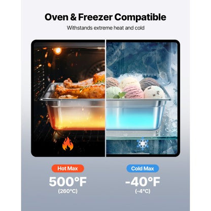 Fullstor Hotellpanna Ångbordspanna 15 cm djup Rostfritt Stål 1-pack |  EU