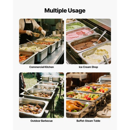 Fullstor Hotellpanna Ångbordspanna 15 cm djup Rostfritt Stål 1-pack |  EU