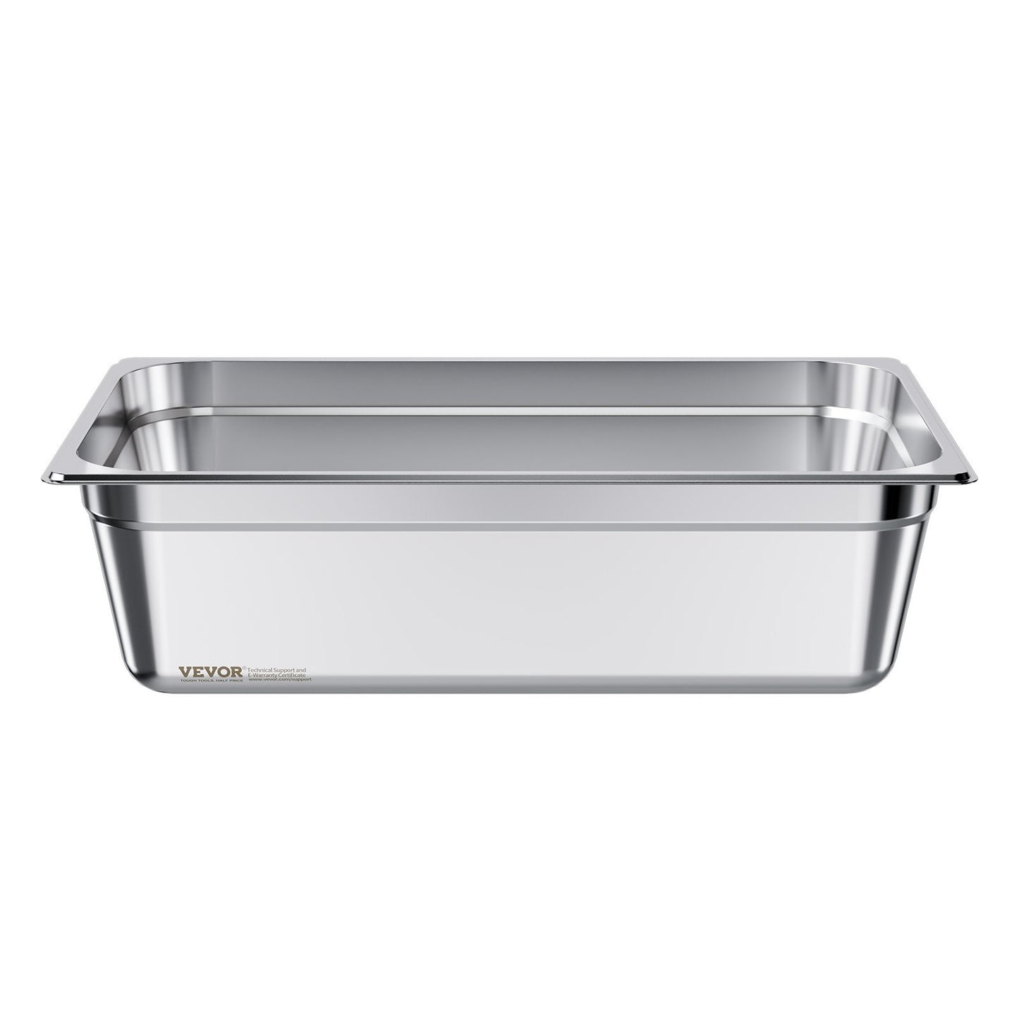 1 Pack Stainless Steam Hotel Pan, Full Size Table Steam Pan, 6 Inch Deep Anti Jam Restaurant Supplies Reusable Rustproof Catering Storage for Home, Party, Restaurant, Hotel, Buffet