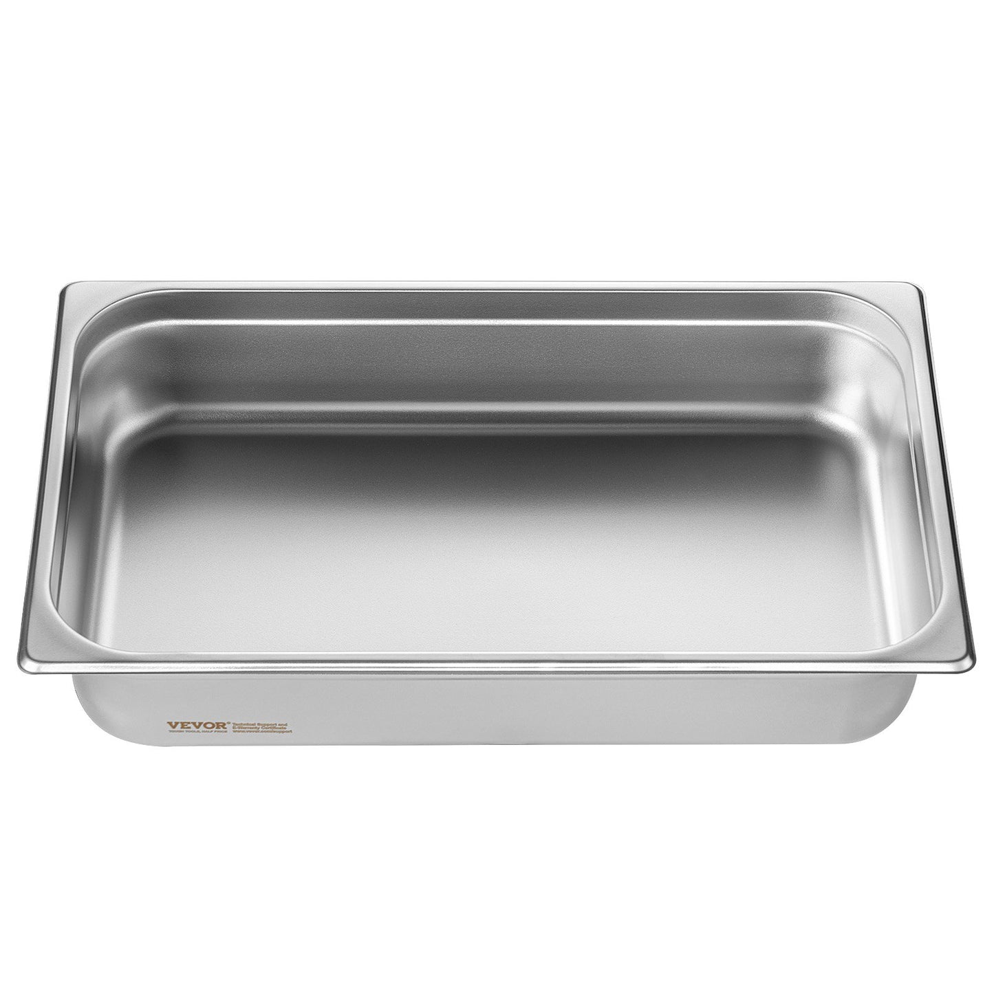 6 Pack Full Size Hotel Pans Steam Table Pan Stainless Steel 4" Deep