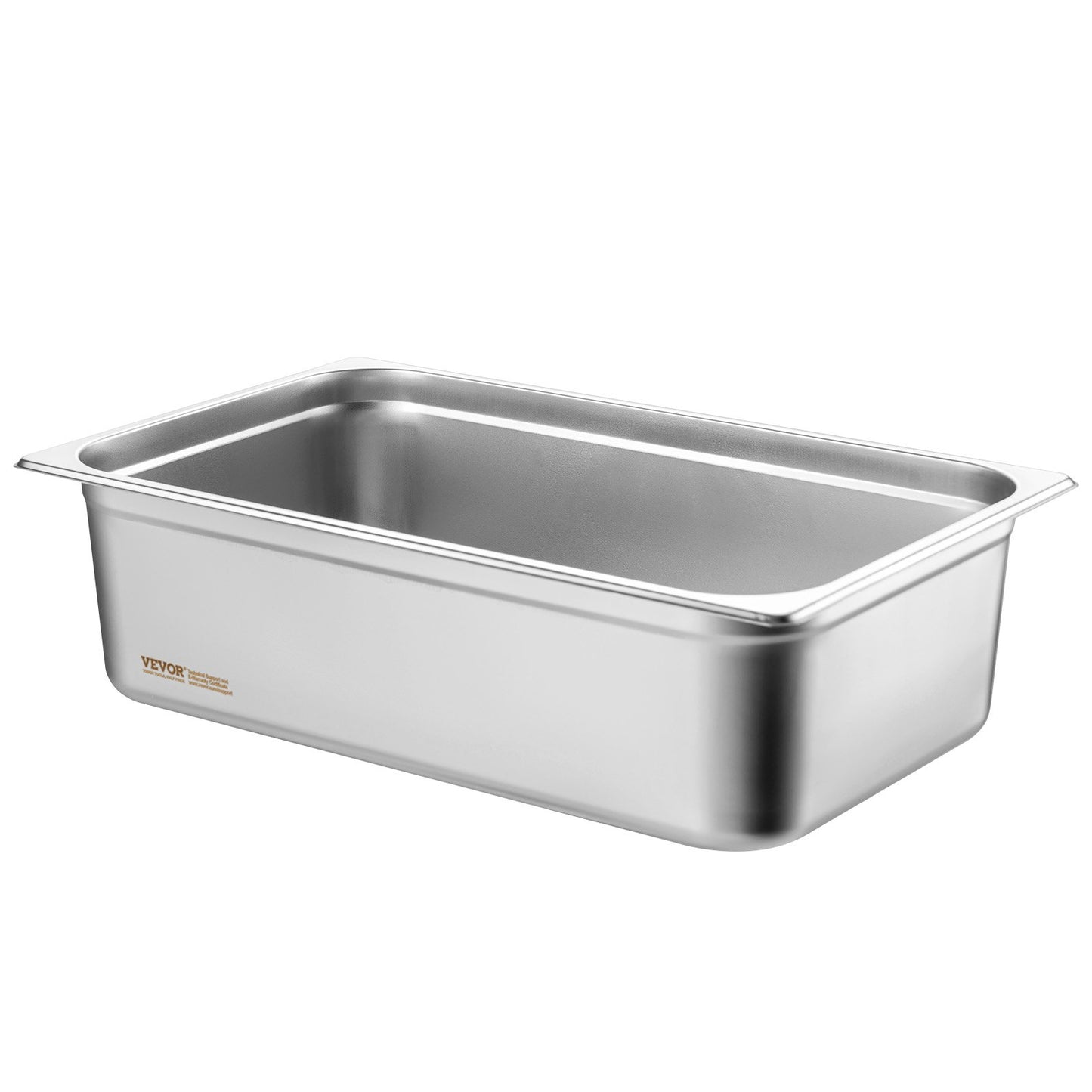 6-pack i full storlek hotellpannor Ångbordspanna rostfritt stål 6" djup