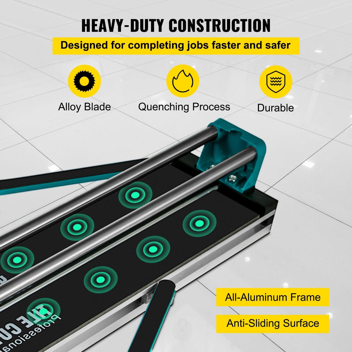 1200-mm-Fliesenschneider, hochpräziser manueller Fliesenschneider für Keramikbodenfliesen, 48-Zoll-Schneidemaschine für Präzisionsschneiden